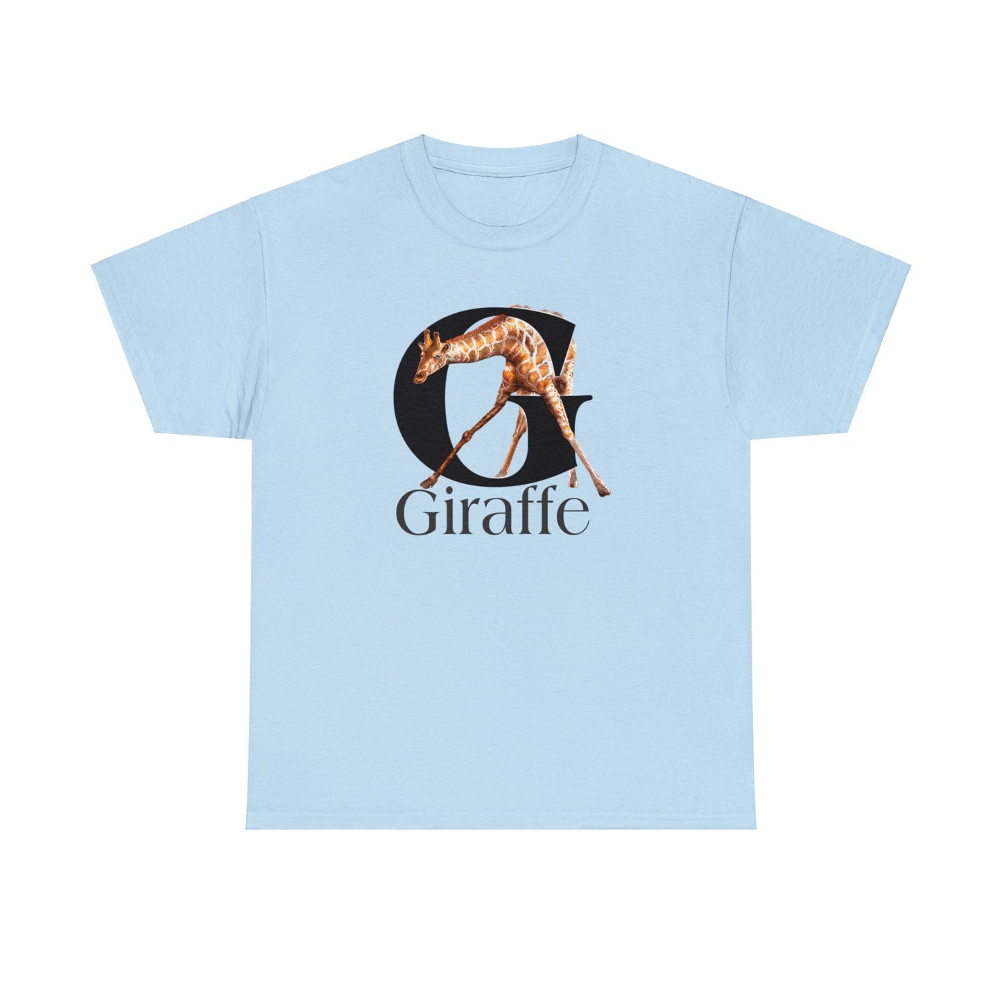 G is for Giraffe T-Shirt, Letter G Tee, Cute Giraffe T-Shirt animal t-shirt, animal alphabet T,