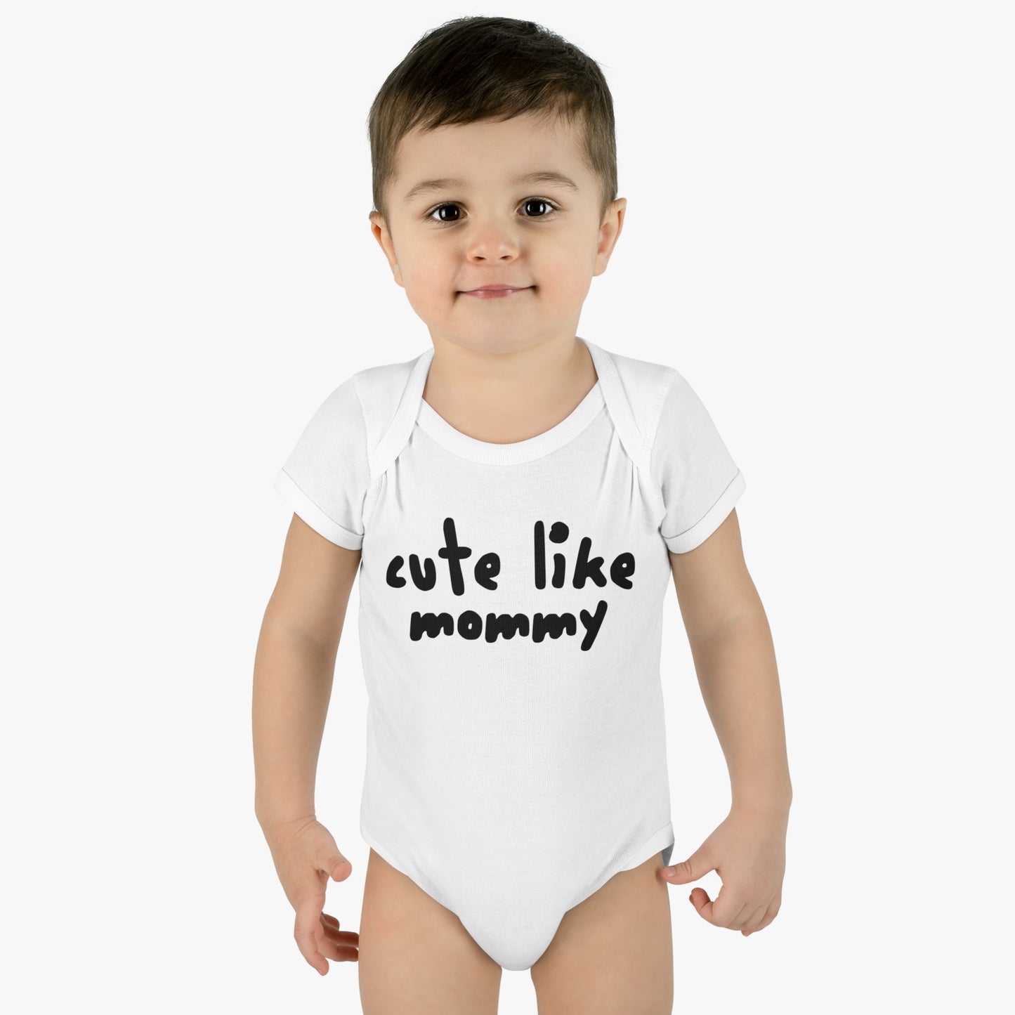 Cute Like Mommy, Smelly Like Daddy, Infant Bodysuit, Funny Fart Humor, Baby t-shirt, Snap One Piece, Playful, Hilarious T-Shirt, Shower Gift