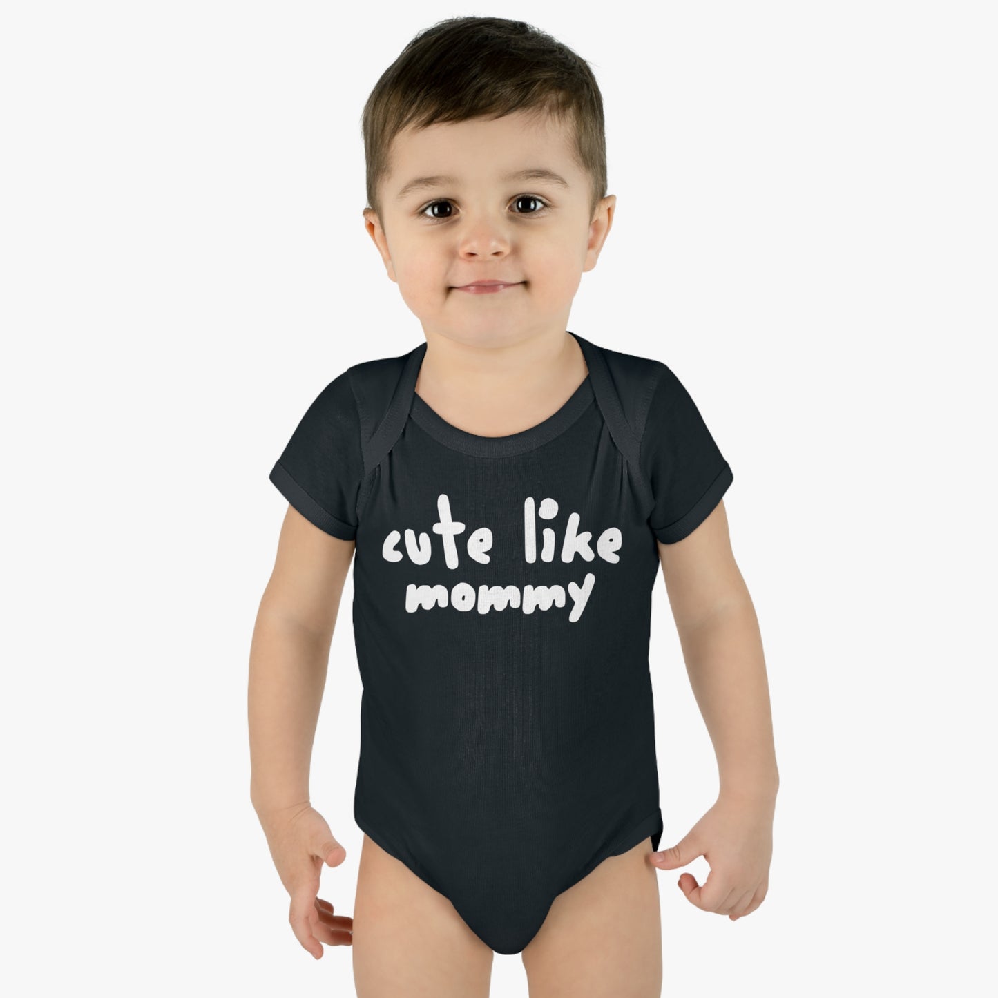 Cute Like Mommy, Smelly Like Daddy, Infant Bodysuit, Funny Fart Humor, Baby t-shirt, Snap One Piece, Playful, Hilarious T-Shirt, Shower Gift