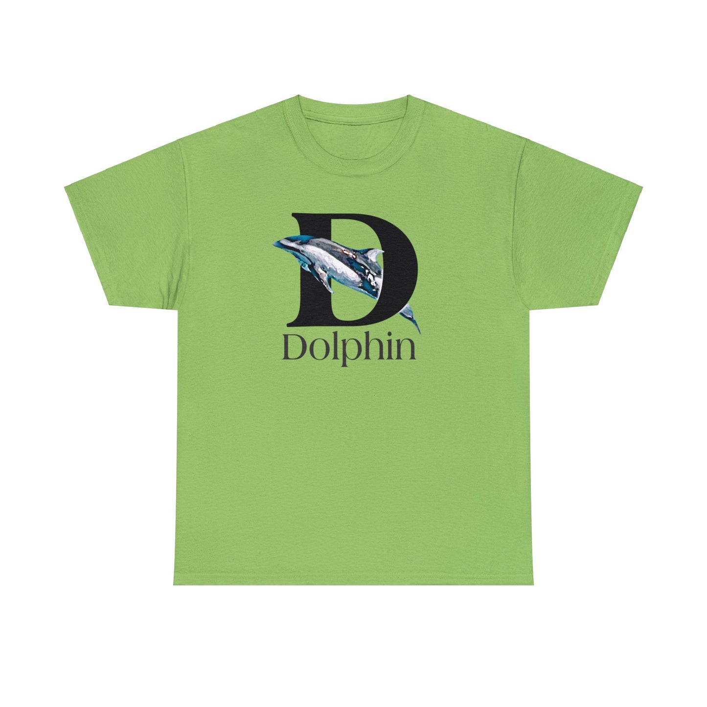 D is for Dolphin T-Shirt, Dolphin Drawing T-Shirt, Dolphin Lovers shirt, Dolphin illustration