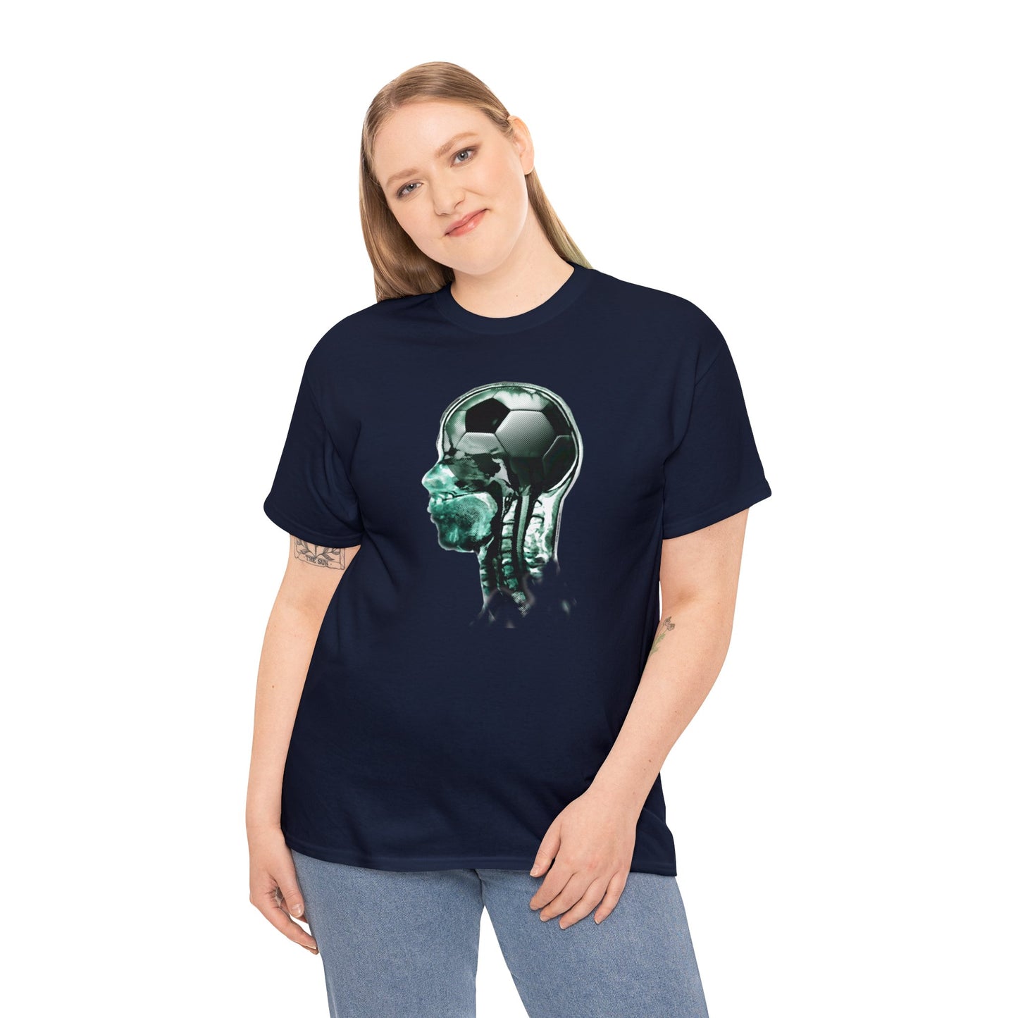 X-Ray Soccer, Brain t-shirt, Soccer Brain, Soccer Shirt, Soccer on the brain, Funny Soccer Shirt Gifts For Soccer Lover on your List