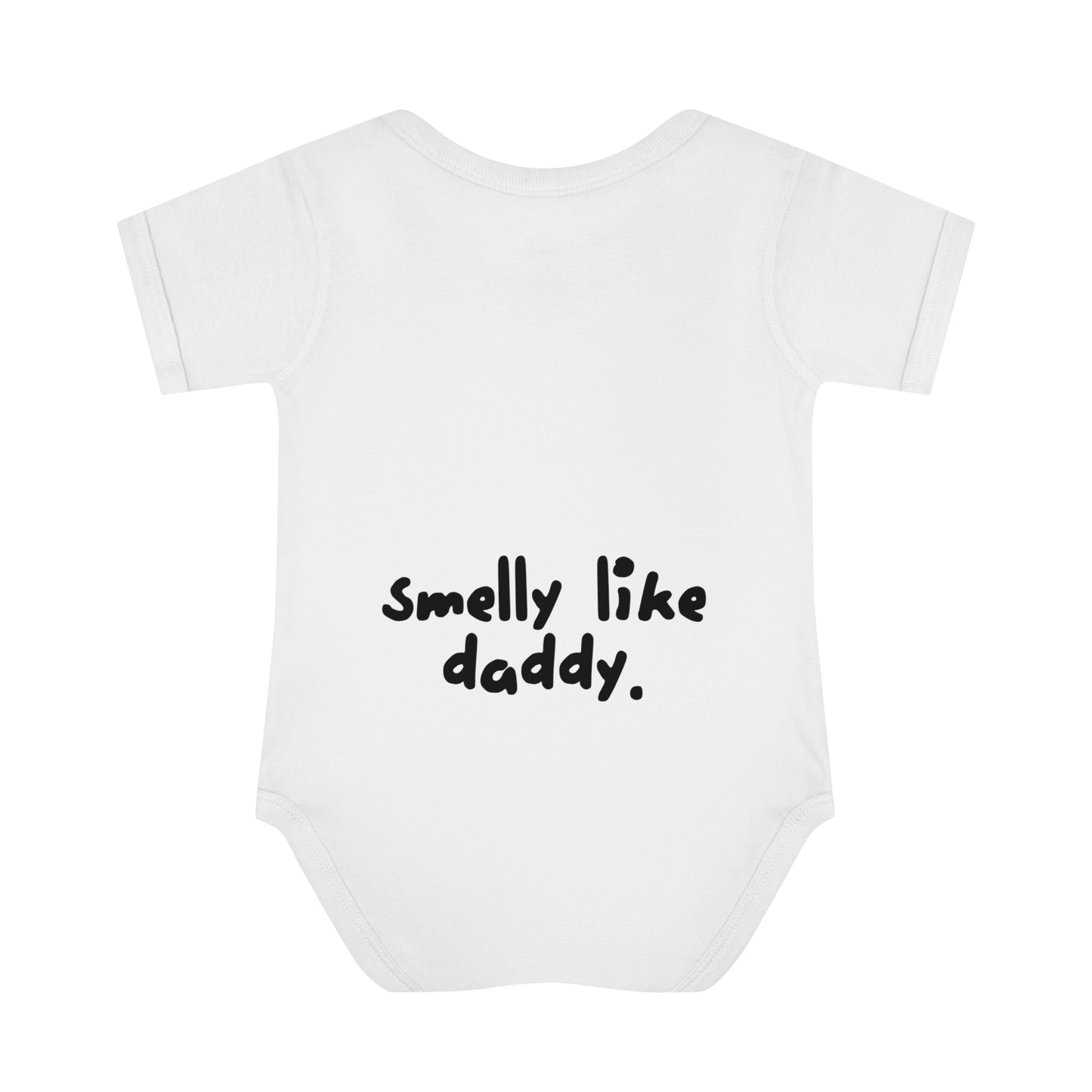 Cute Like Mommy, Smelly Like Daddy, Infant Bodysuit, Funny Fart Humor, Baby t-shirt, Snap One Piece, Playful, Hilarious T-Shirt, Shower Gift