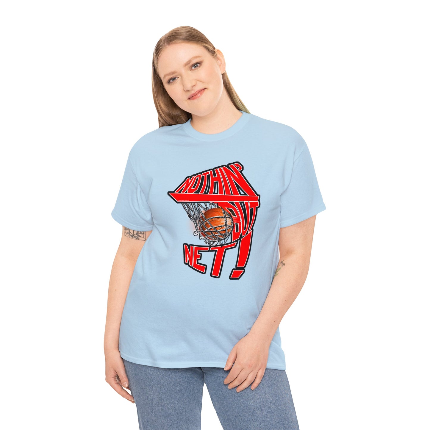 Nothin' But Net, Basketball T-Shirt, Slam Dunk, Basketball Swishing, Hoops T-Shirt, Basketball net, Funny T-Shirt,, Basketball Gift,