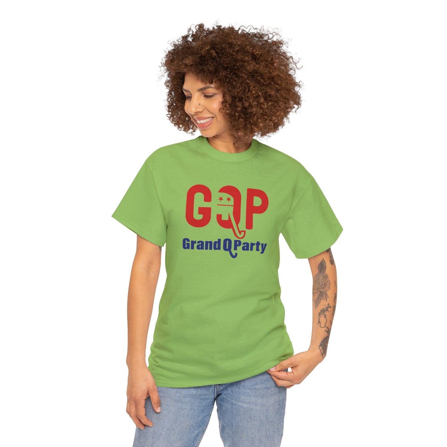 GQP Grand Q Party T-Shirt, GOP Parody T-Shirt, Lies Make Elephants Trunk Grow, Political Humor, Anti-Trump T-Shirt, Trump Lied, Trump Lost