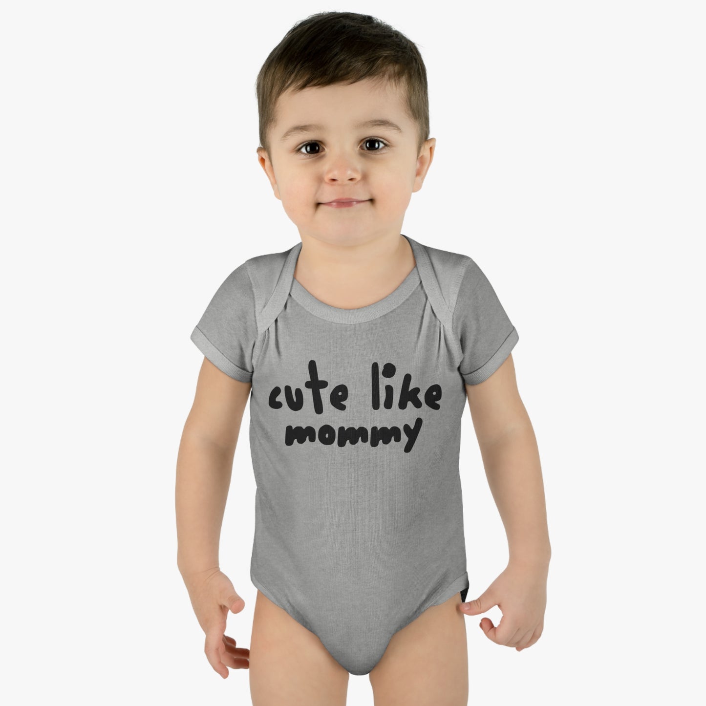 Cute Like Mommy, Smelly Like Daddy, Infant Bodysuit, Funny Fart Humor, Baby t-shirt, Snap One Piece, Playful, Hilarious T-Shirt, Shower Gift