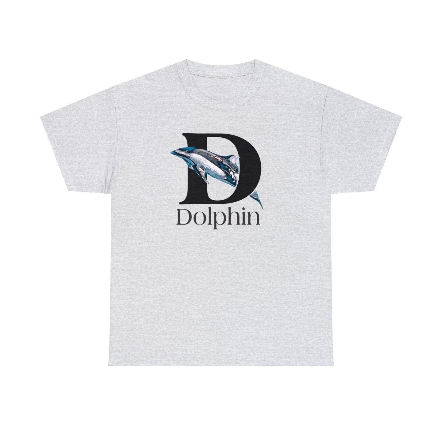 D is for Dolphin T-Shirt, Dolphin Drawing T-Shirt, Dolphin Lovers shirt, Dolphin illustration