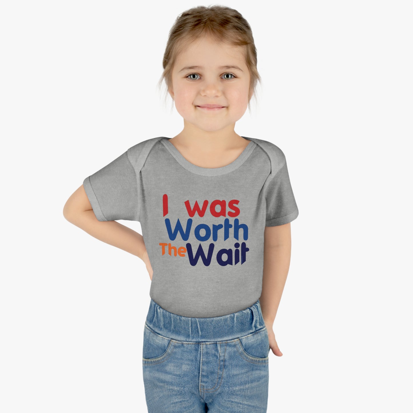 I Was Worth the Wait, Cute Adoption Tee, Invitro t-shirt, Baby One Piece Bodysuit, Christmas Baby Gift, Funny Baby T-Shirt, Christmas Tee,