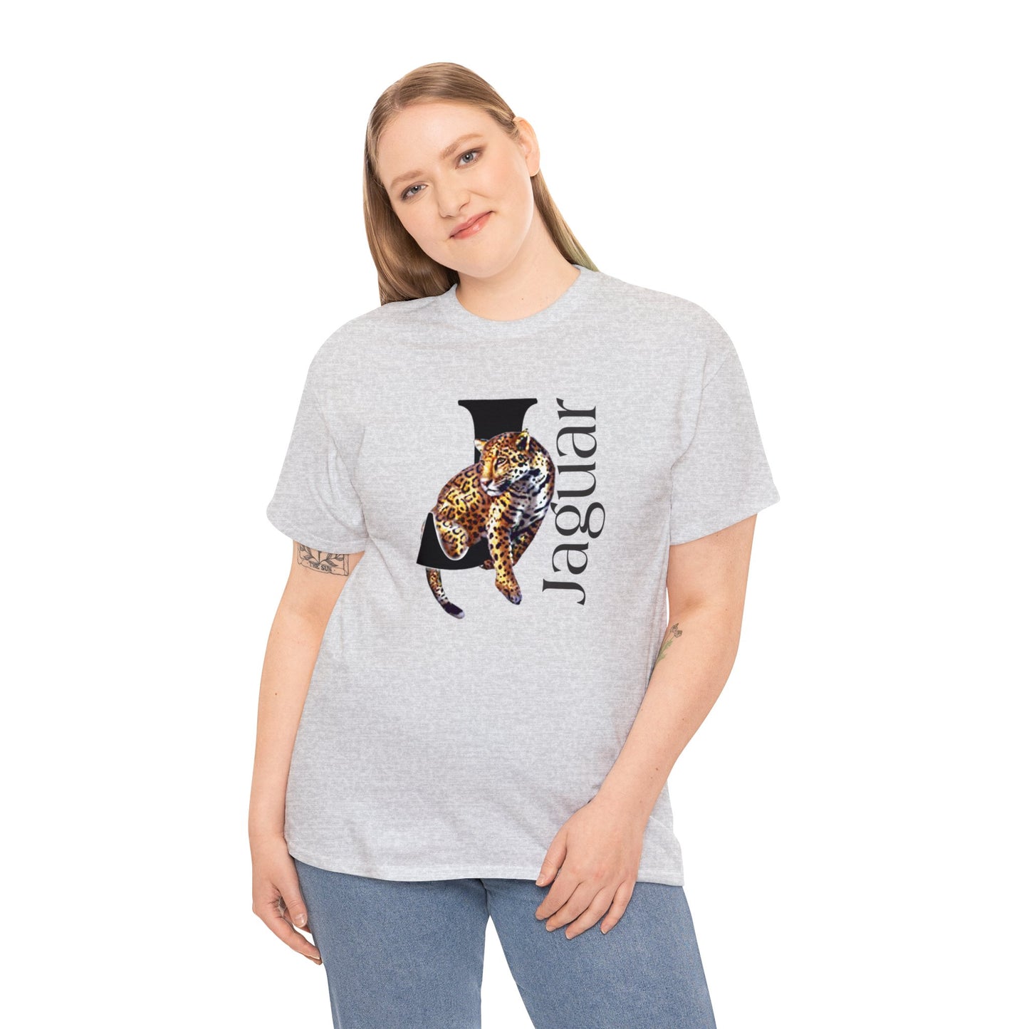 J is for Jaguar shirt, Cute Jaguar t-shirt, Jaguar Lovers t-shirt, Drawing T-Shirt,