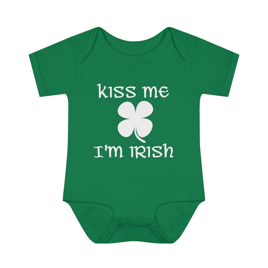 Kiss Me I'm Irish Infant One Piece, Toddler Bodysuit, Ireland, Saint Patrick's Day Tee, St. Patty's Day, Baby t-shirt, Gift for March 17th