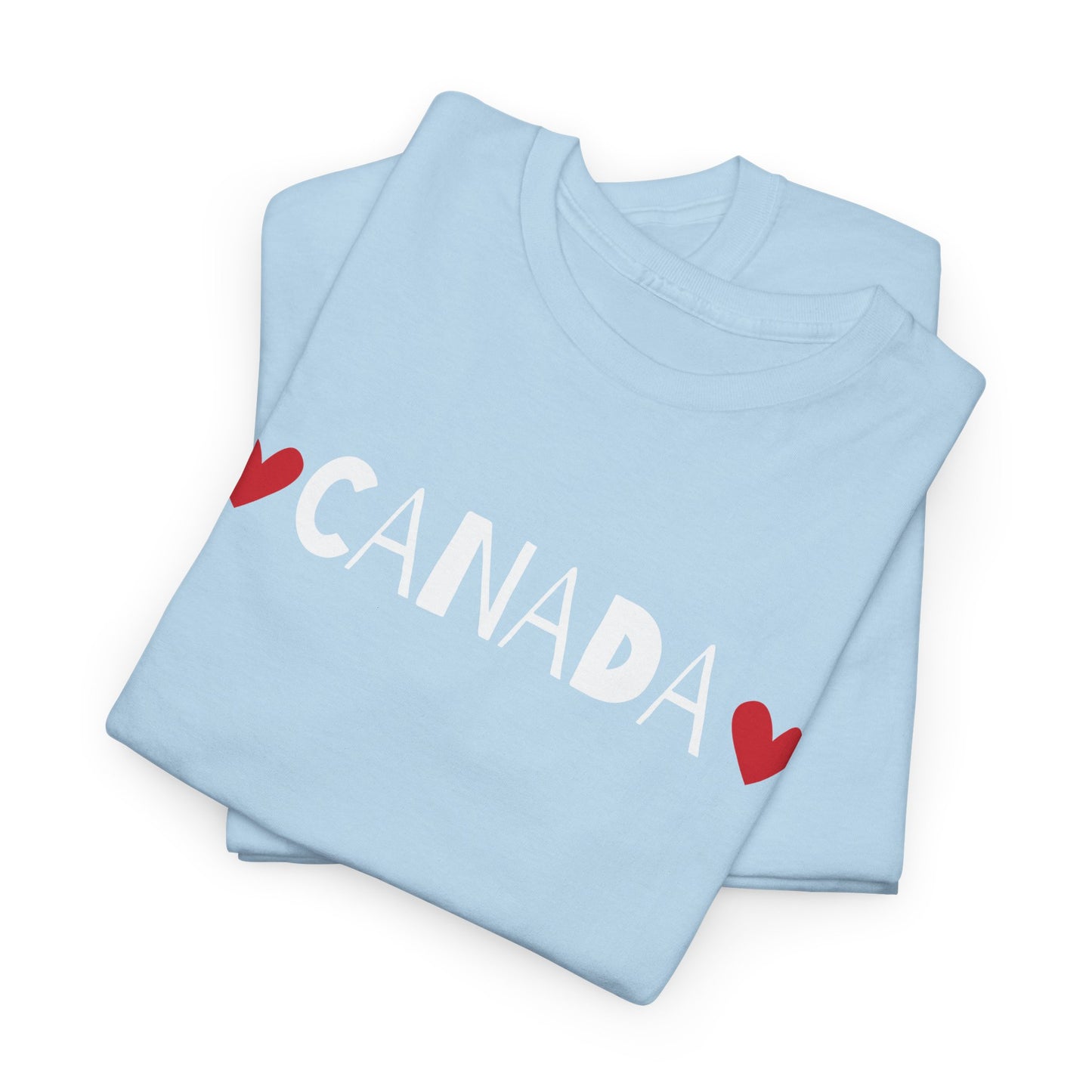 Love Canada Heart, Whimsical Canadian Pride T-Shirt, Love Canadian Independence, Not the 51st State