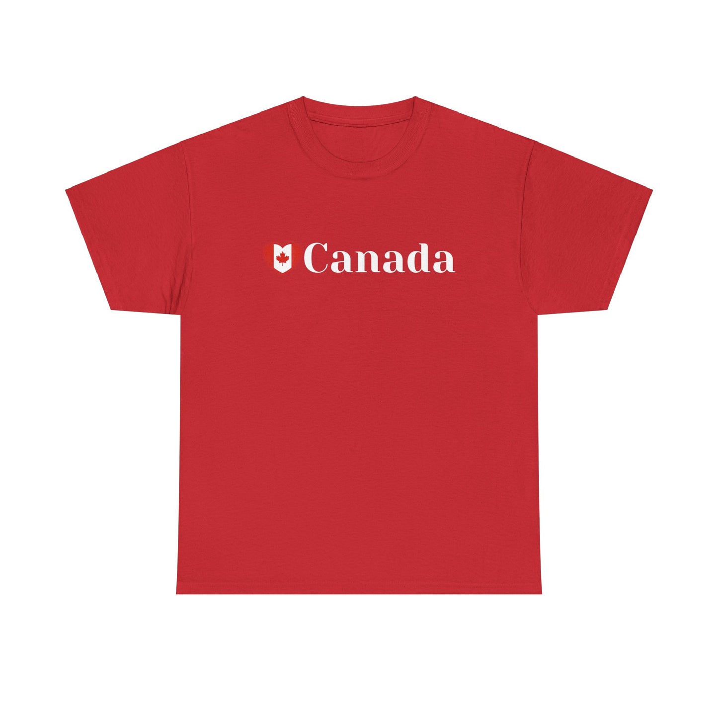 Love Canada Heart T-Shirt, Canadian Pride Tee, Canadian Independence, Proud Canadian T-Shirt, Classy Design