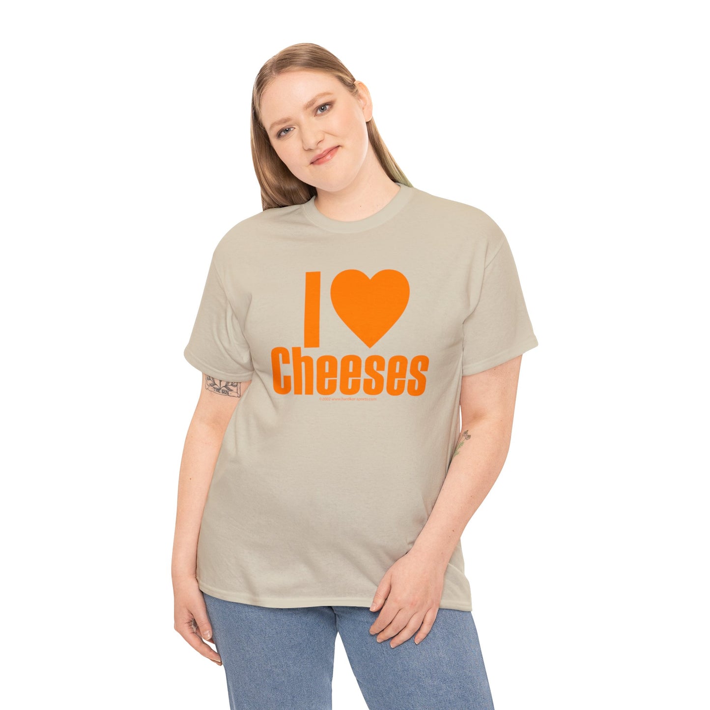 I Love Cheeses, Funny T-Shirt, Cheese Lovers Tee, I Love Jesus Parody, Christianity Spoof, Unisex Heavy Cotton Tee, Food T-Shirt,