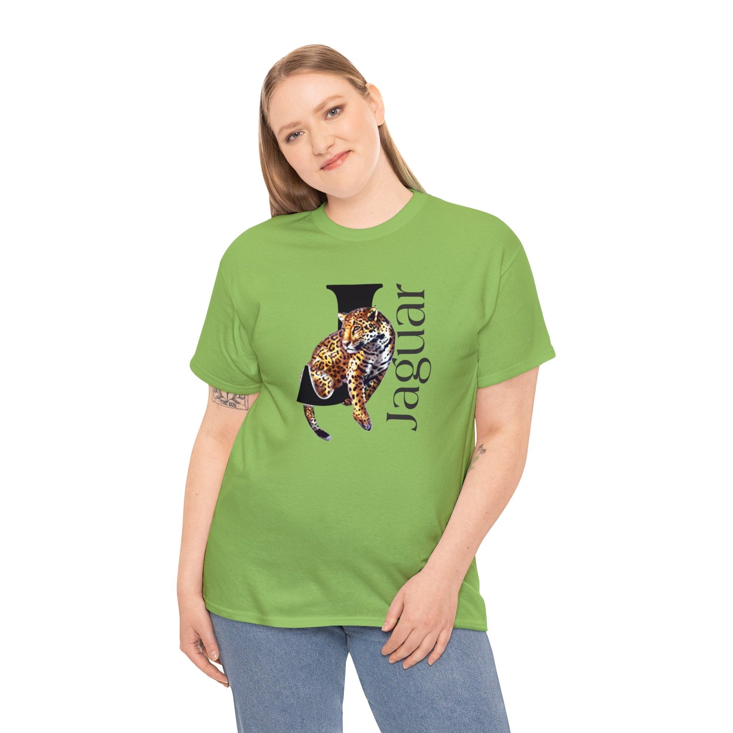 J is for Jaguar shirt, Cute Jaguar t-shirt, Jaguar Lovers t-shirt, Drawing T-Shirt,