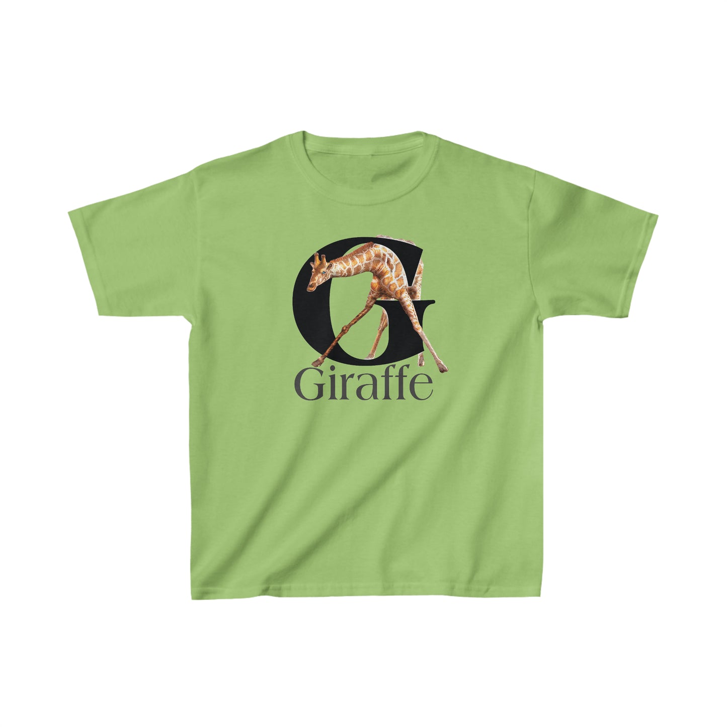 G is for Giraffe T-Shirt, Letter G Tee, Cute Giraffe T-Shirt animal t-shirt, animal alphabet T, Giraffe Lover Tee, Kids giraffe Tee