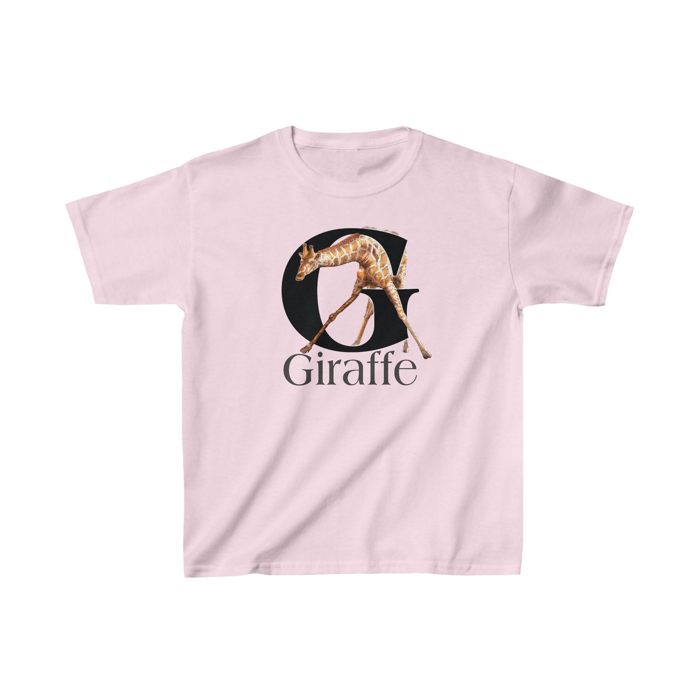 G is for Giraffe T-Shirt, Letter G Tee, Cute Giraffe T-Shirt animal t-shirt, animal alphabet T, Giraffe Lover Tee, Kids giraffe Tee