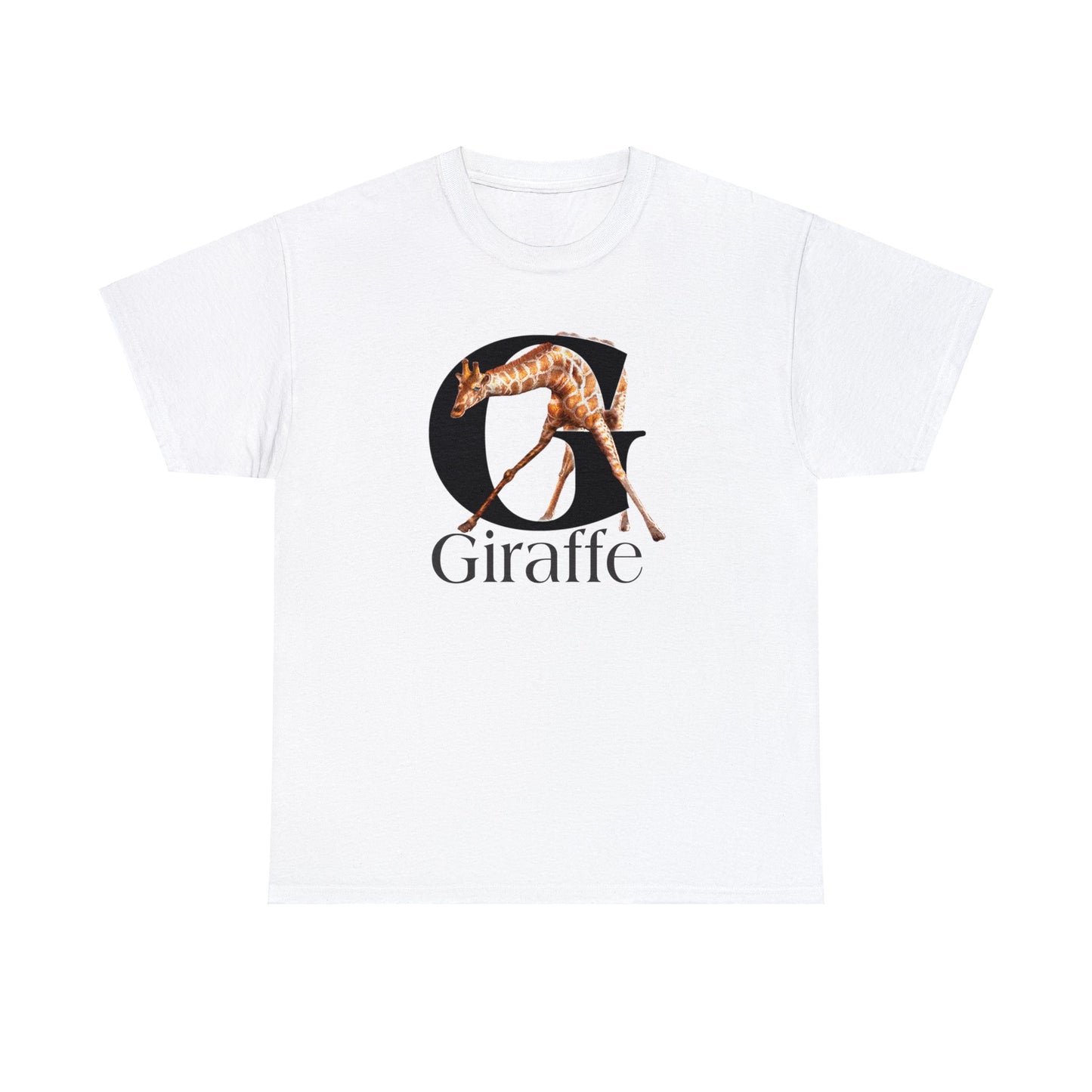 G is for Giraffe T-Shirt, Letter G Tee, Cute Giraffe T-Shirt animal t-shirt, animal alphabet T,