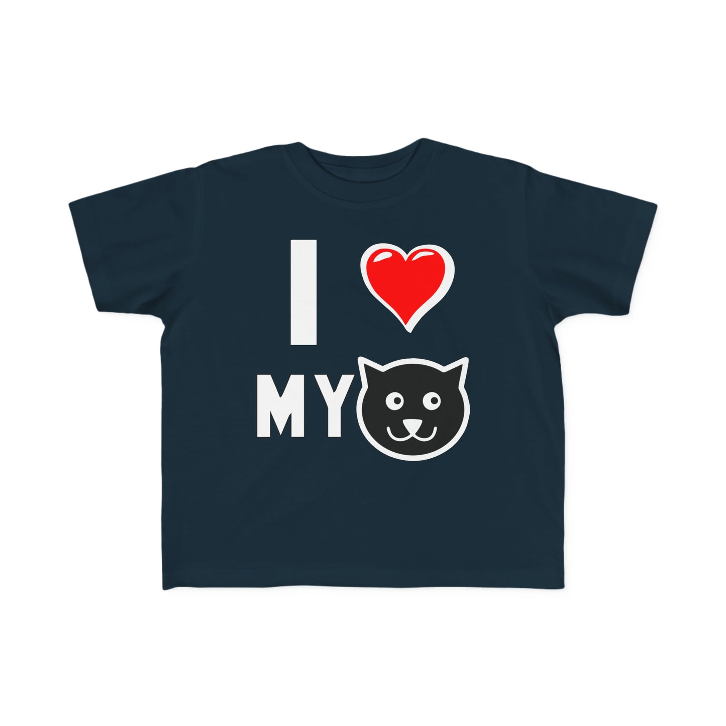 love My Cat T-Shirt, Toddler Tee, Heart My Cat, Boy's T-Shirt, Girls Tee, Cats are Better Than Dogs, Fun Cat Lover Tee, Gifts for Cat People