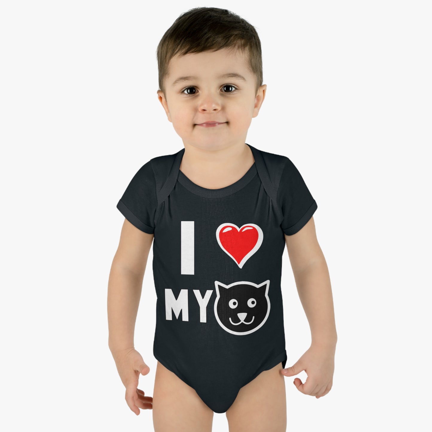 I love My Cat T-Shirt, Infant Heart My Cat, One Piece Bodysuit, Cats are Better Than Dogs, Fun Cat Lover Tee, Gifts for Cat Parents, Shower