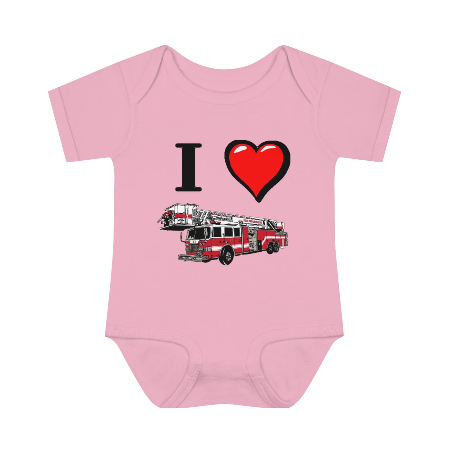 I love Firetrucks, I Heart Firetrucks T-Shirts, One Piece Fireman T, Cute for the Little Fire Fighter, Future Fireman, Baby Firetruck Tee