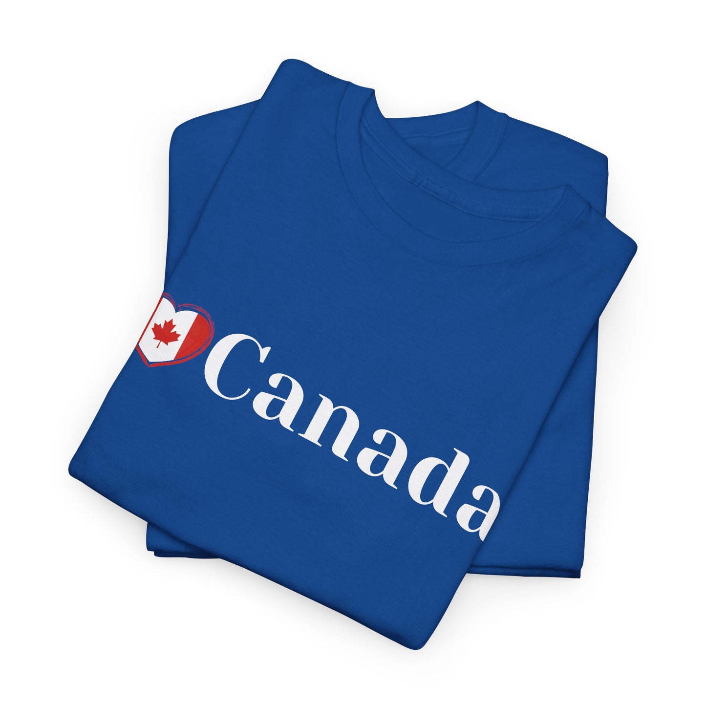 Love Canada Heart T-Shirt, Canadian Pride Tee, Canadian Independence, Proud Canadian T-Shirt, Classy Design