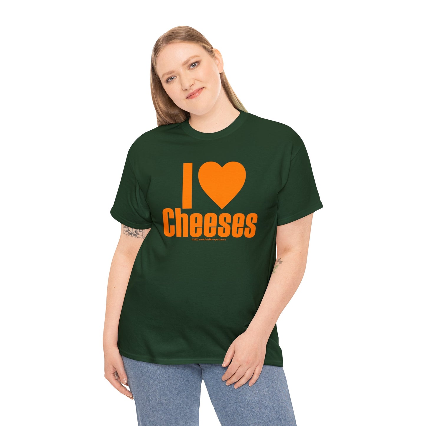 I Love Cheeses, Funny T-Shirt, Cheese Lovers Tee, I Love Jesus Parody, Christianity Spoof, Unisex Heavy Cotton Tee, Food T-Shirt,