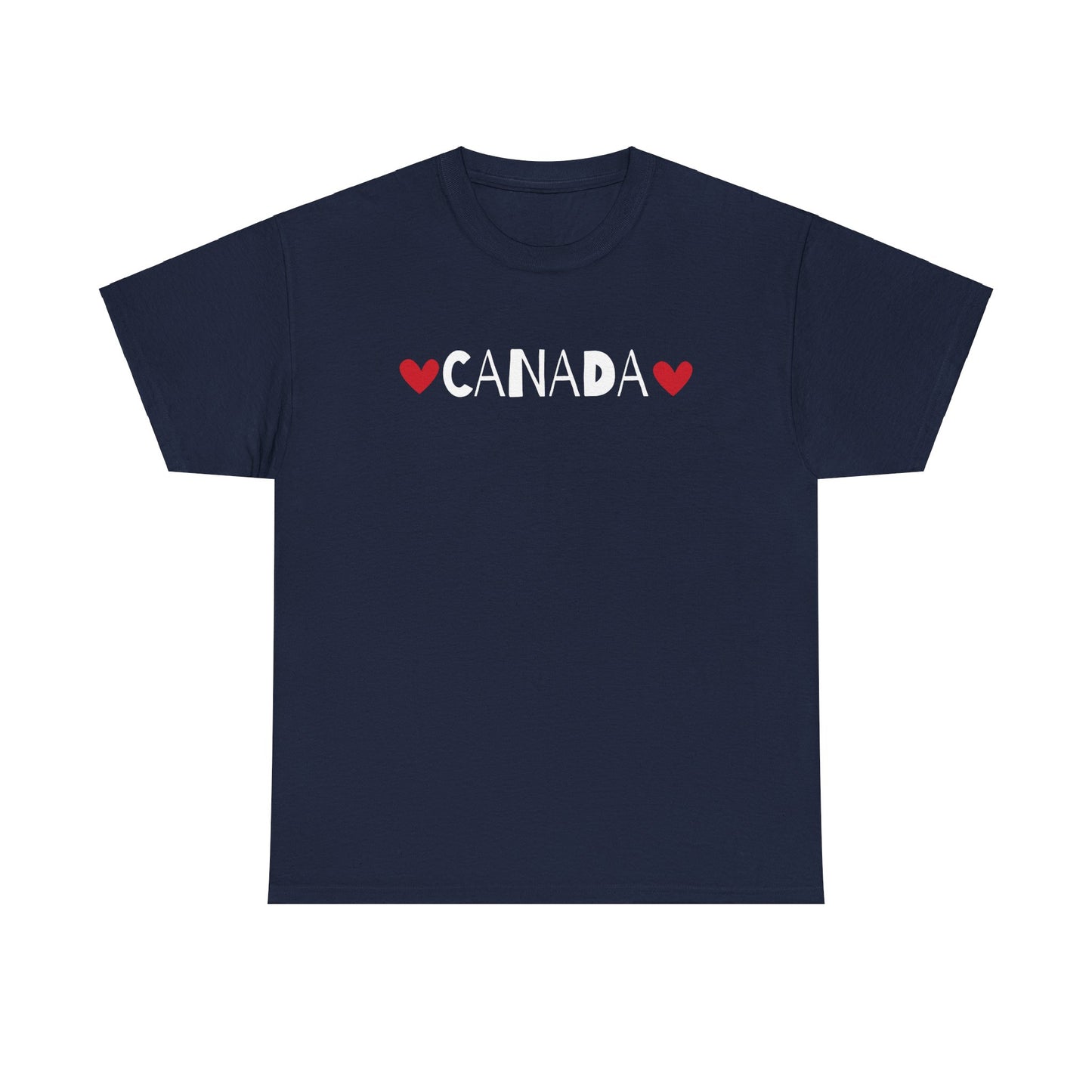 Love Canada Heart, Whimsical Canadian Pride T-Shirt, Love Canadian Independence, Not the 51st State