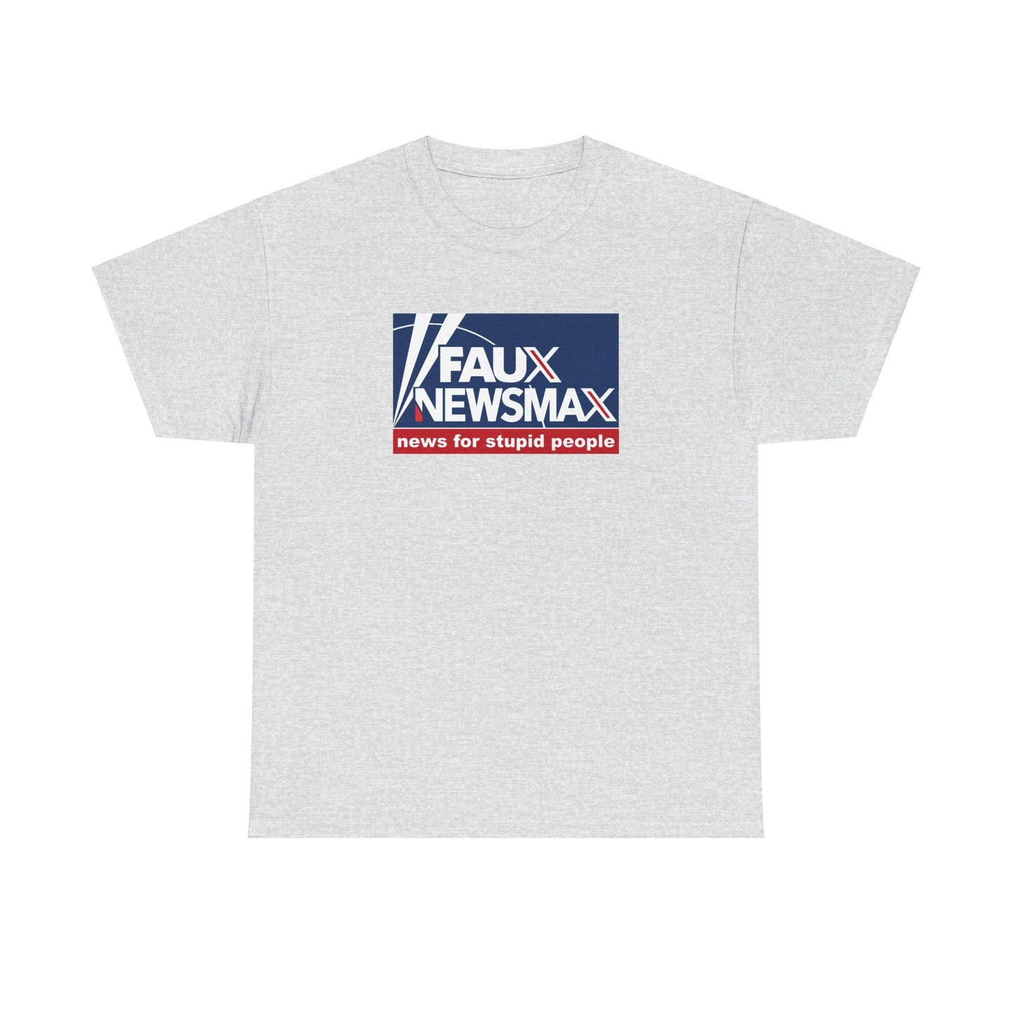 Fox News, NewsMax, Twitter, X Parody T-Shirt - 3 Misleading Networks in One, News For Stupid People