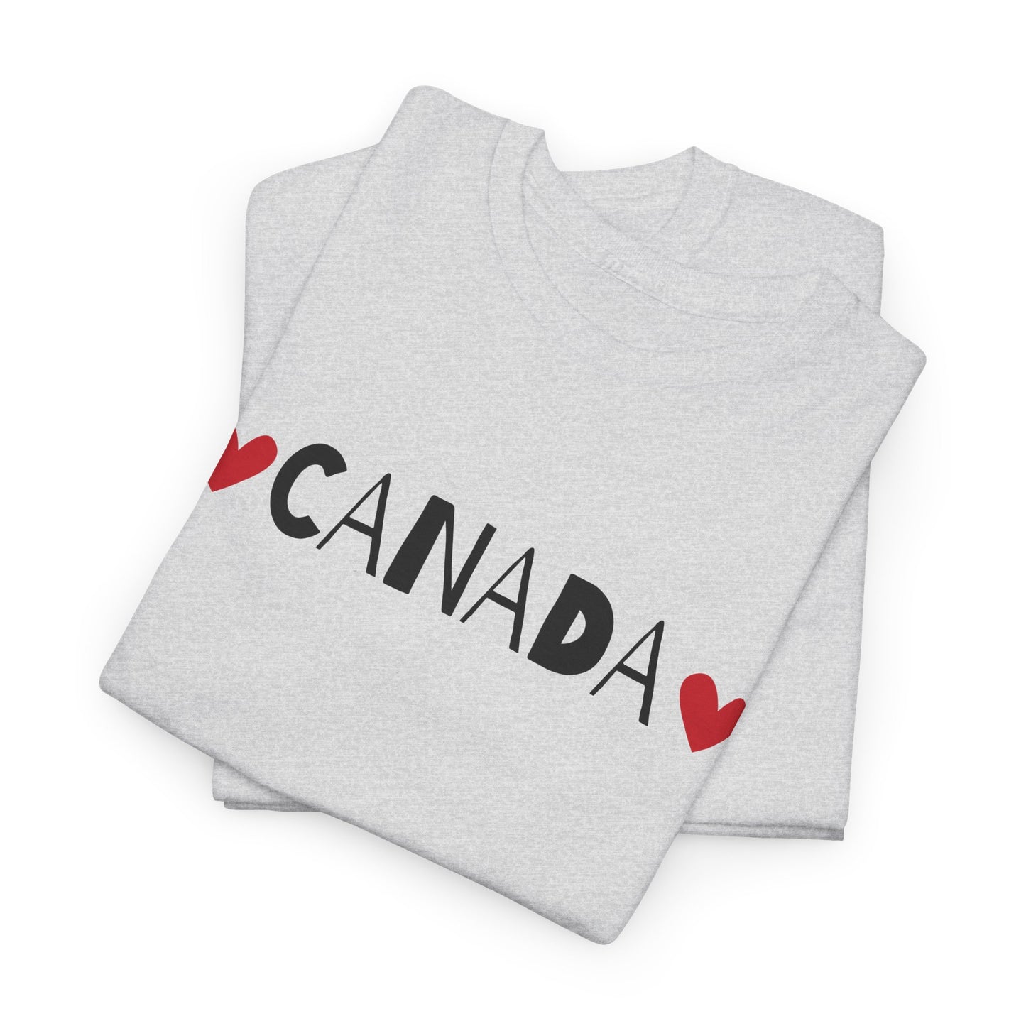 Love Canada Heart, Whimsical Canadian Pride T-Shirt, Love Canadian Independence, Not the 51st State