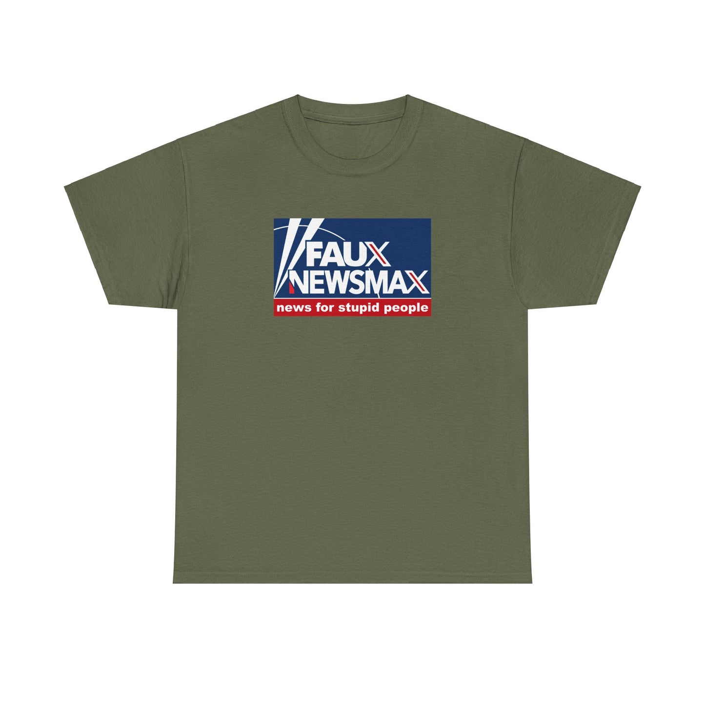 Fox News, NewsMax, Twitter, X Parody T-Shirt - 3 Misleading Networks in One, News For Stupid People