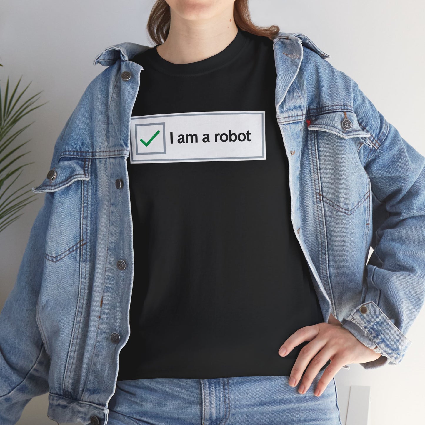 Robot Nerd T-Shirt, I am a Robot CAPTCHA parody, Nerd Humor, Ironic T-Shirt, Tech Computer Person T-shirt, Geek Friendly