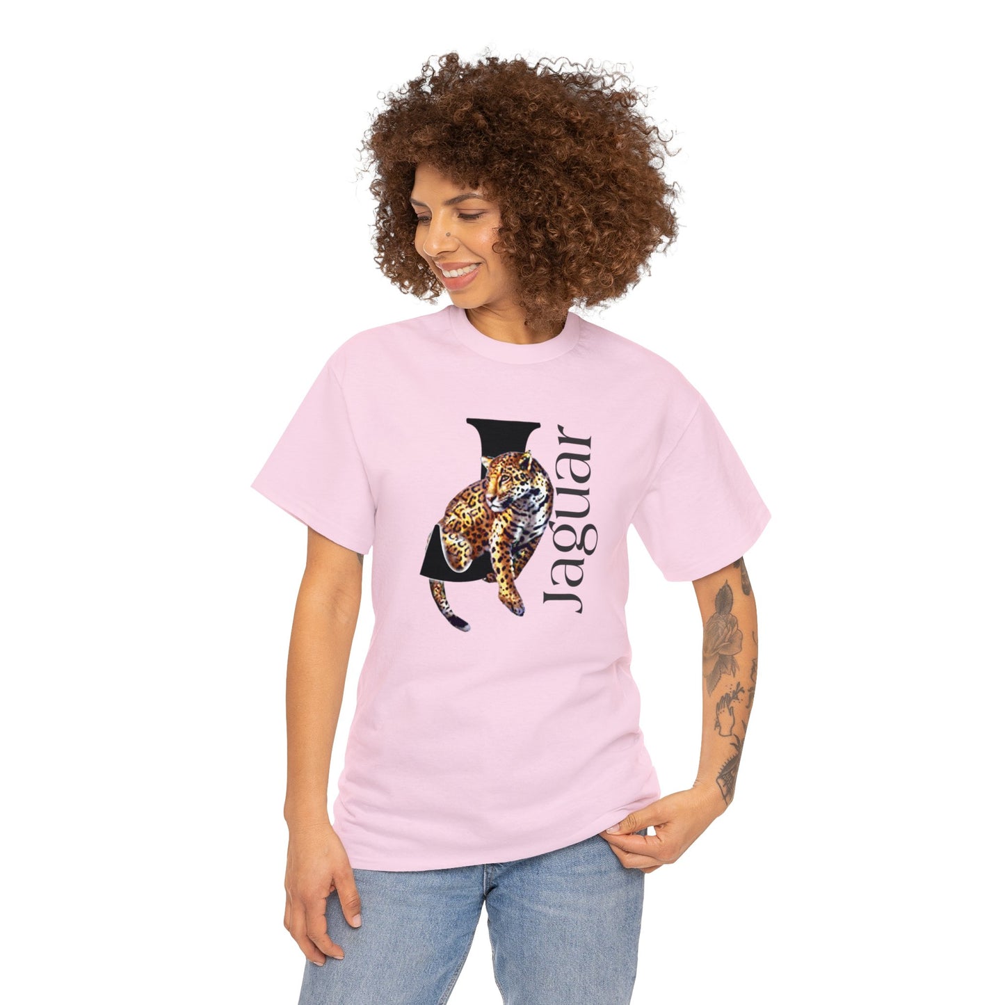 J is for Jaguar shirt, Cute Jaguar t-shirt, Jaguar Lovers t-shirt, Drawing T-Shirt,