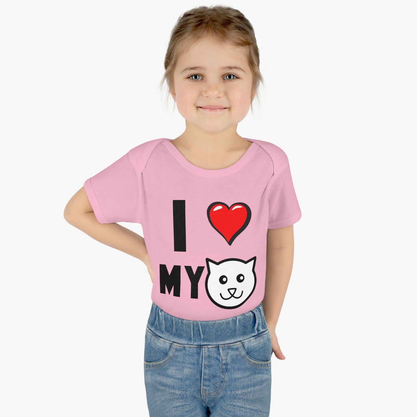 I love My Cat T-Shirt, Infant Heart My Cat, One Piece Bodysuit, Cats are Better Than Dogs, Fun Cat Lover Tee, Gifts for Cat Parents, Shower