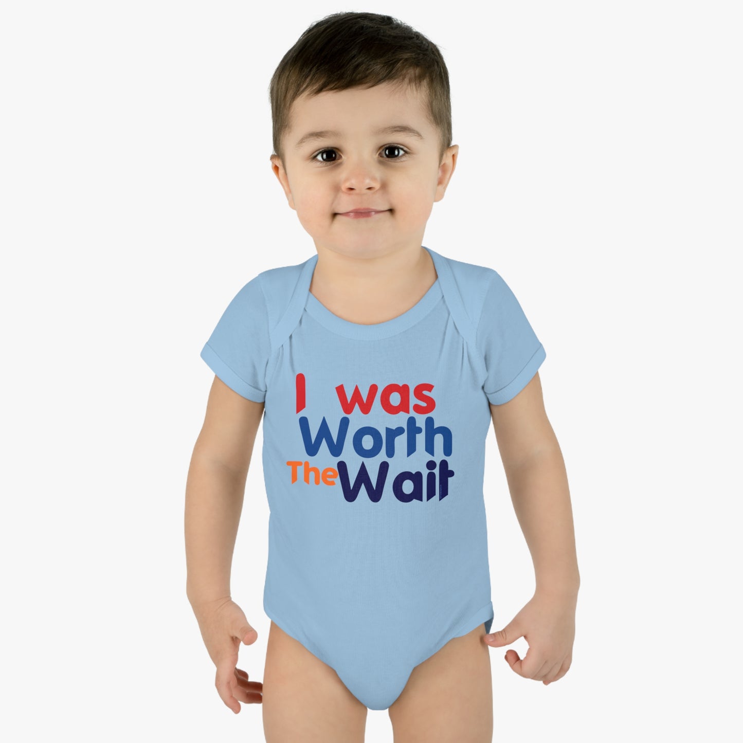 I Was Worth the Wait, Cute Adoption Tee, Invitro t-shirt, Baby One Piece Bodysuit, Christmas Baby Gift, Funny Baby T-Shirt, Christmas Tee,