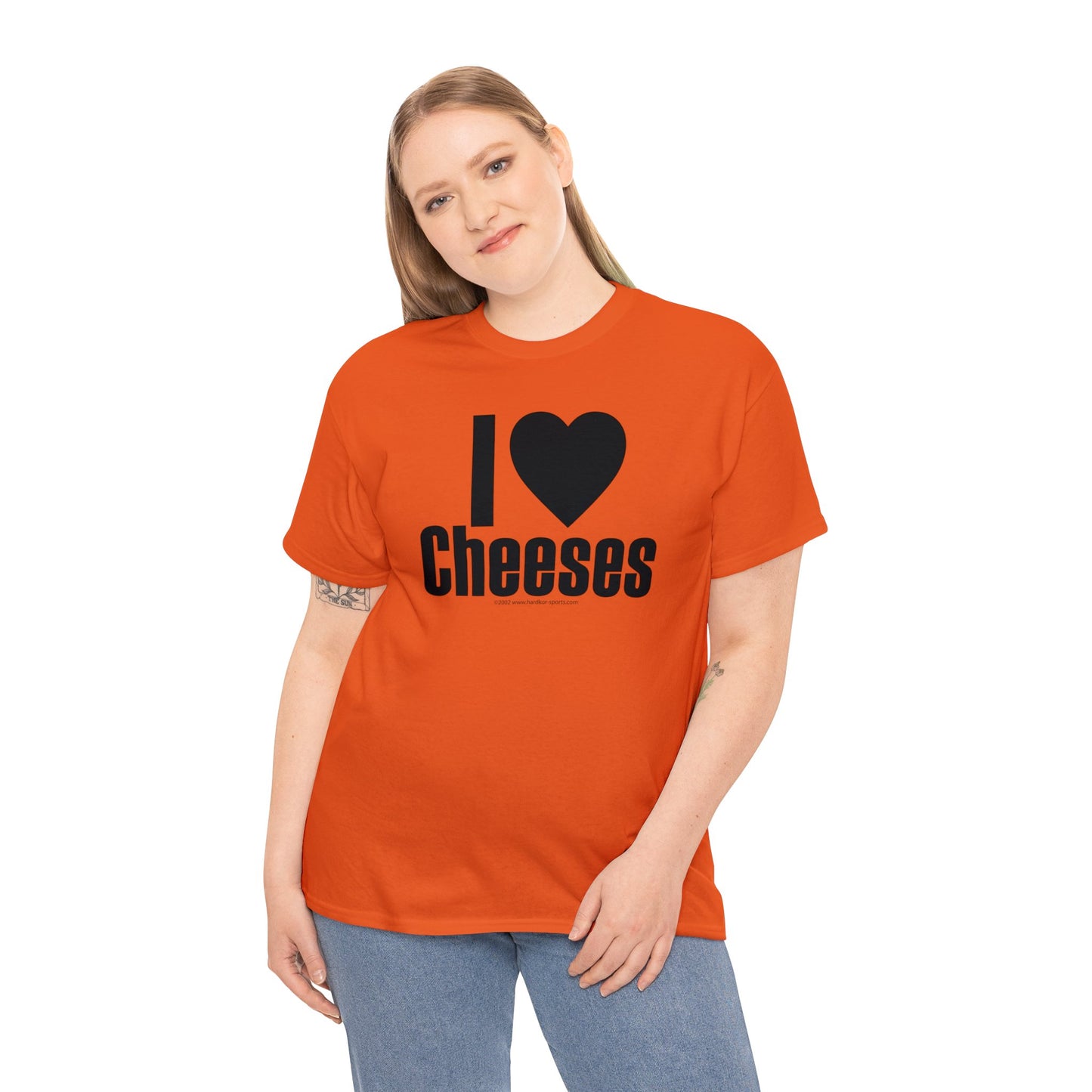 I Love Cheeses, Funny T-Shirt, Cheese Lovers Tee, I Love Jesus Parody, Christianity Spoof, Unisex Heavy Cotton Tee, Food T-Shirt,