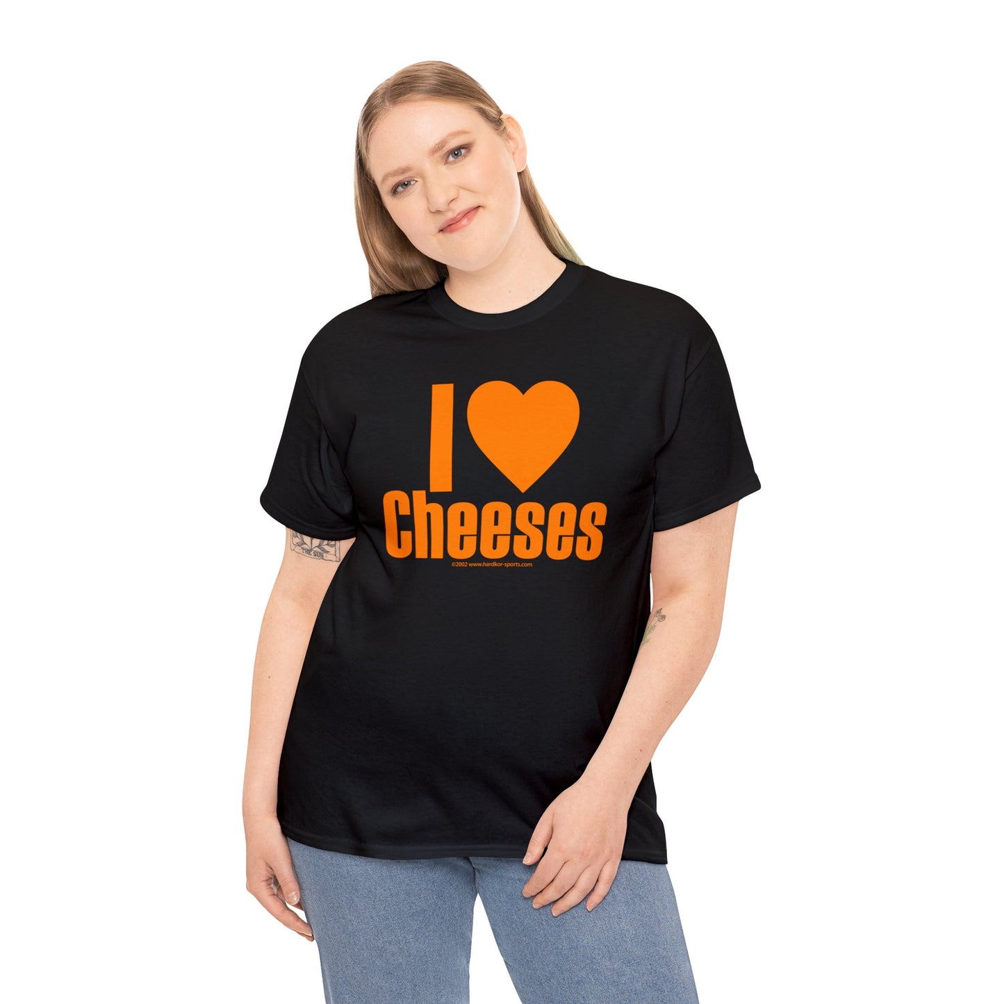 I Love Cheeses, Funny T-Shirt, Cheese Lovers Tee, I Love Jesus Parody, Christianity Spoof, Unisex Heavy Cotton Tee, Food T-Shirt,