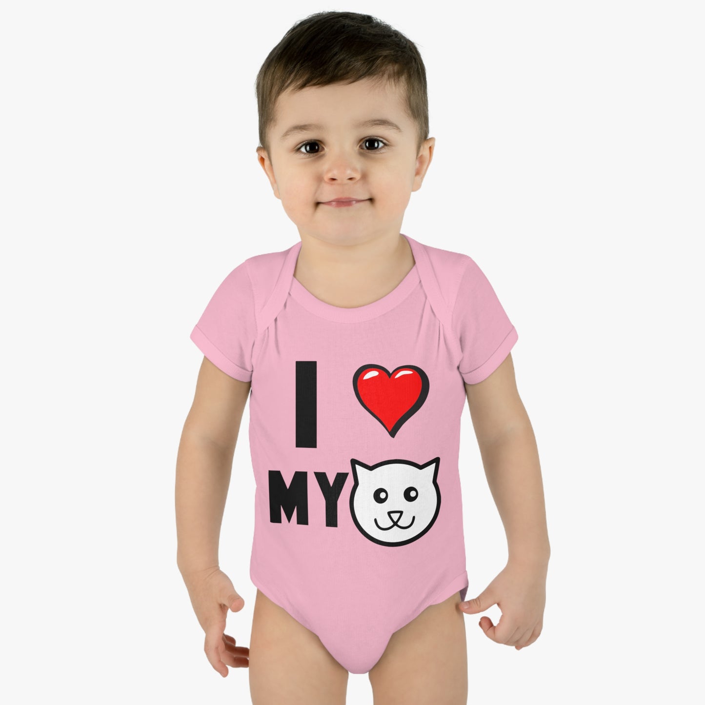 I love My Cat T-Shirt, Infant Heart My Cat, One Piece Bodysuit, Cats are Better Than Dogs, Fun Cat Lover Tee, Gifts for Cat Parents, Shower