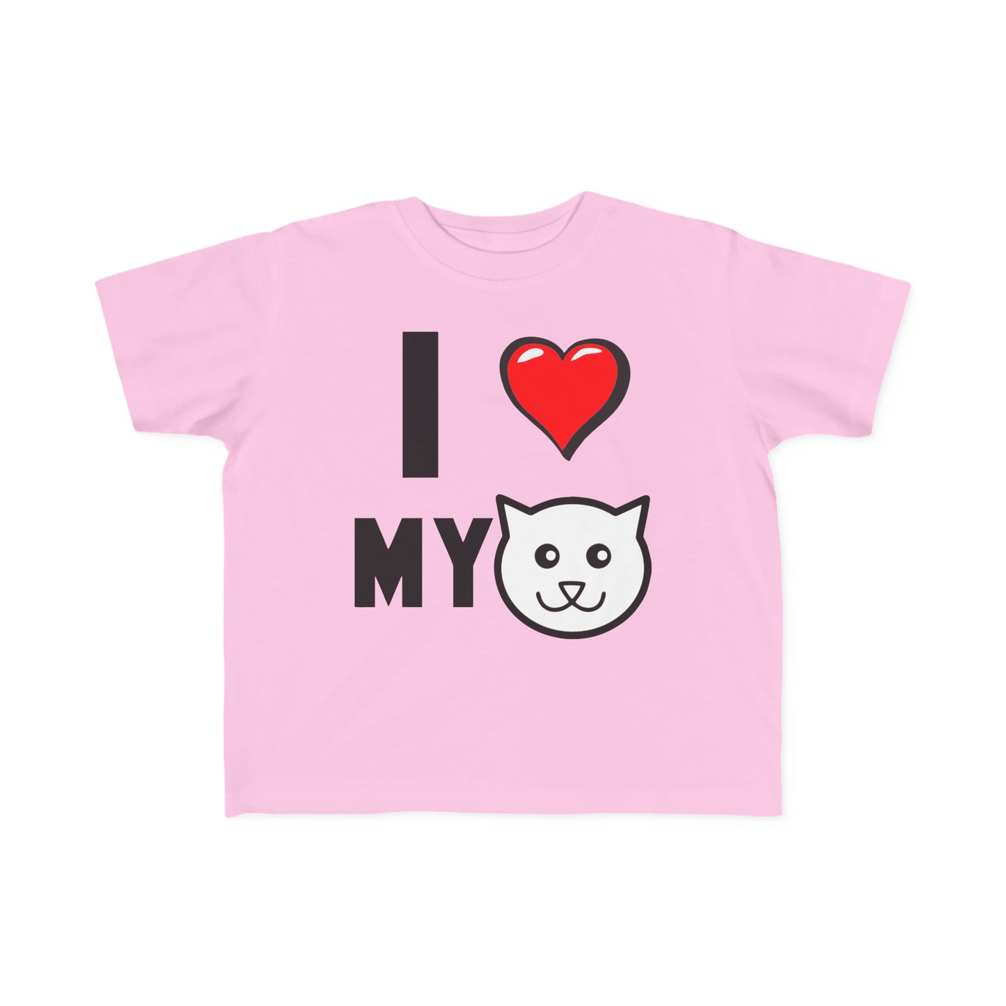 love My Cat T-Shirt, Toddler Tee, Heart My Cat, Boy's T-Shirt, Girls Tee, Cats are Better Than Dogs, Fun Cat Lover Tee, Gifts for Cat People