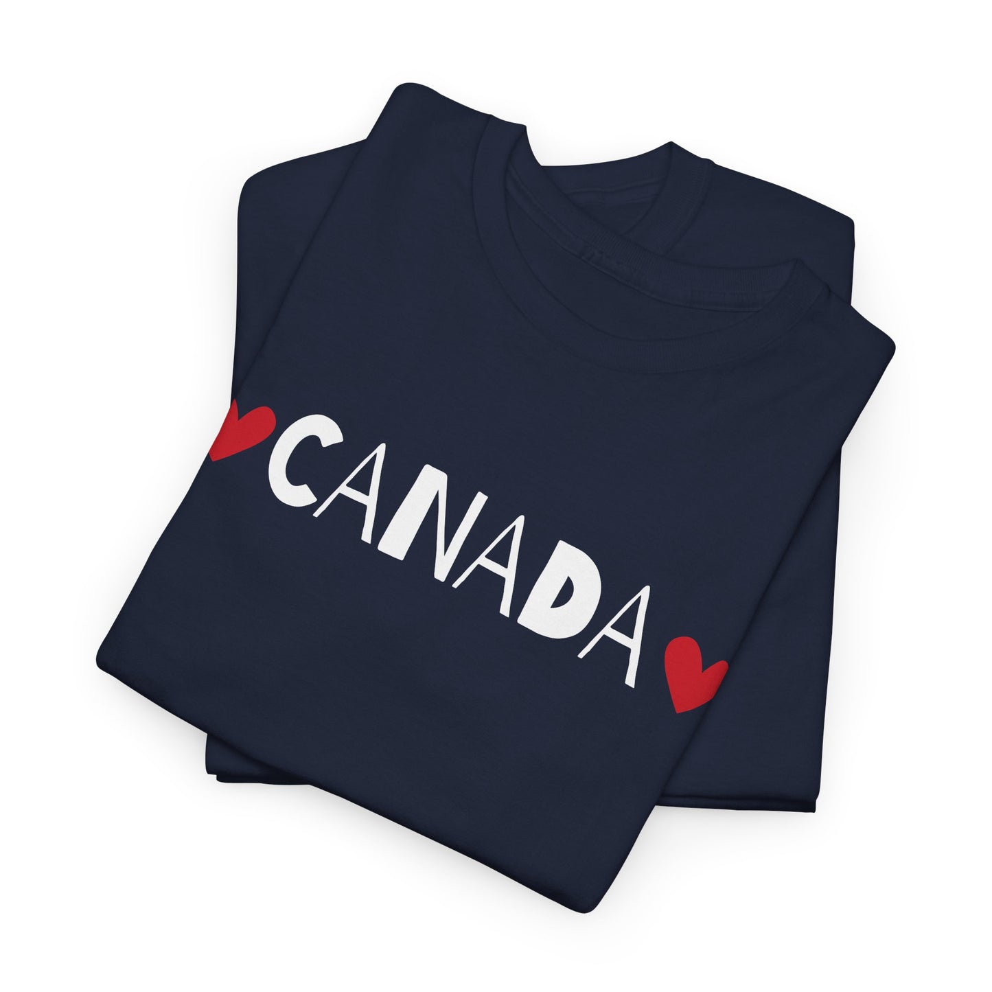 Love Canada Heart, Whimsical Canadian Pride T-Shirt, Love Canadian Independence, Not the 51st State