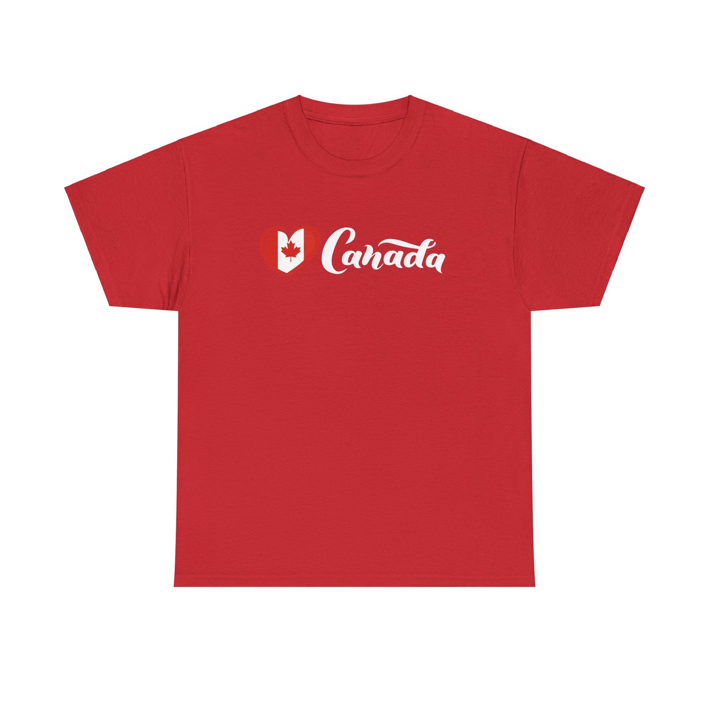 Love Canada Heart Flag T-Shirt, Canadian Pride, Classic Look, Tasteful design, Canada is not the 51st State of America,