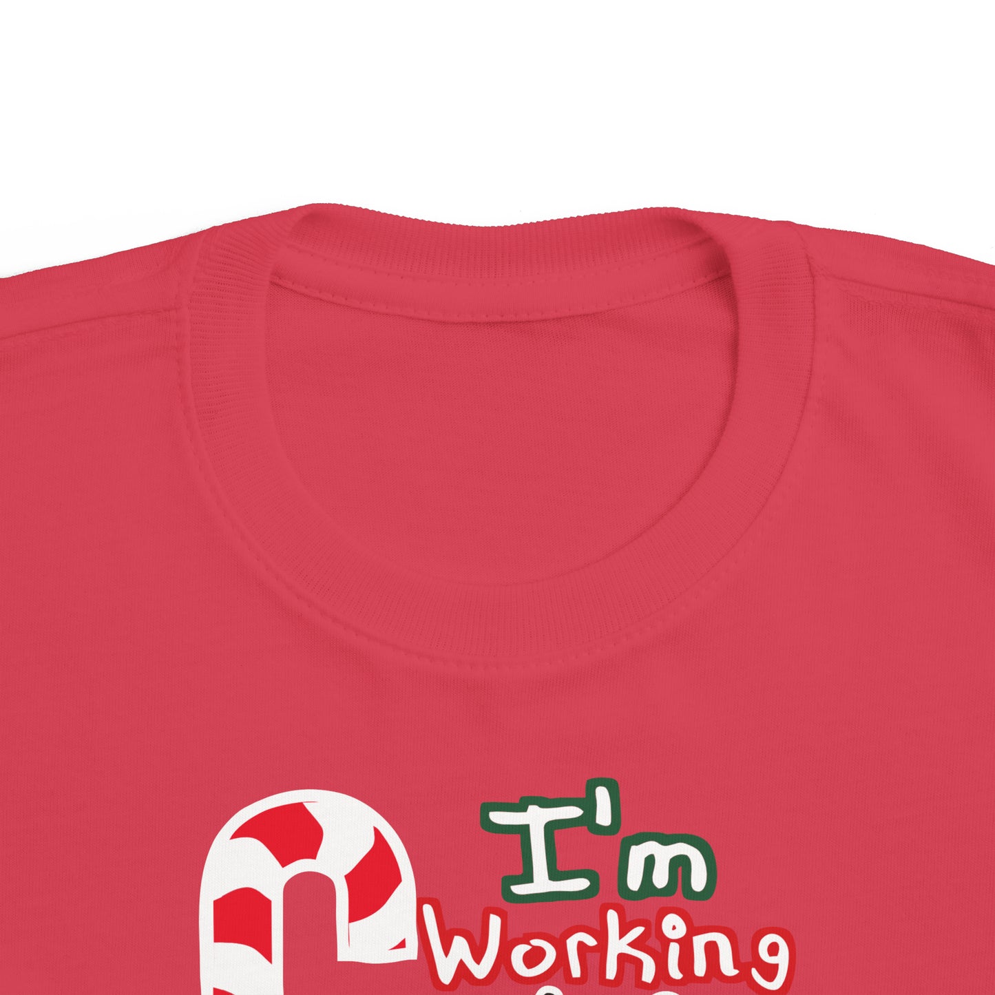 I'm working on Your Christmas Present Right Now Toddler T-Shirt, Christmas Kiddo Gift, Funny Toddler Potty Humor, T-Shirt, Christmas Tee