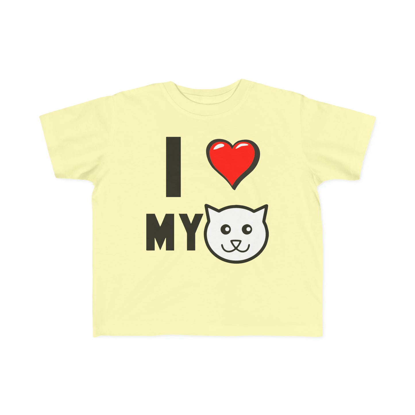 love My Cat T-Shirt, Toddler Tee, Heart My Cat, Boy's T-Shirt, Girls Tee, Cats are Better Than Dogs, Fun Cat Lover Tee, Gifts for Cat People