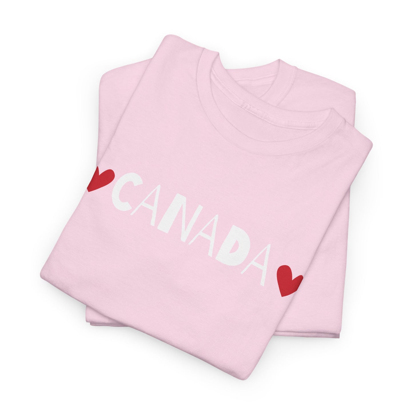 Love Canada Heart, Whimsical Canadian Pride T-Shirt, Love Canadian Independence, Not the 51st State