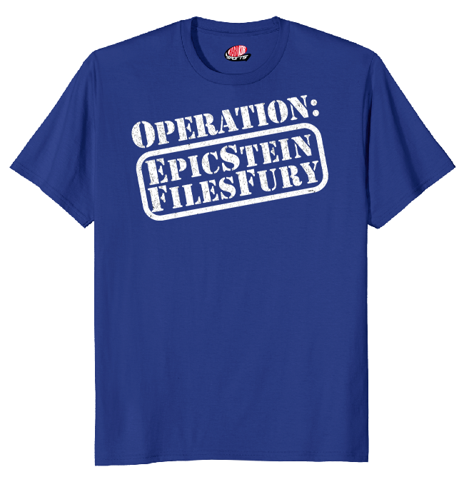 Operation EpicStein FilesFury Political Satire Fictional Operation Design  Epstein Files, Operation Epic Fury War Parody T-Shirt