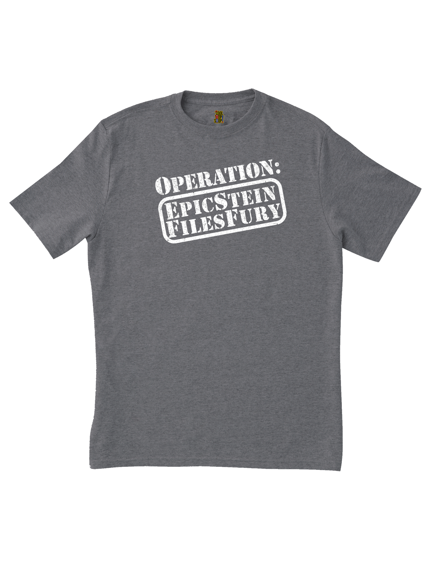 Operation EpicStein FilesFury Political Satire Fictional Operation Design  Epstein Files, Operation Epic Fury War Parody T-Shirt