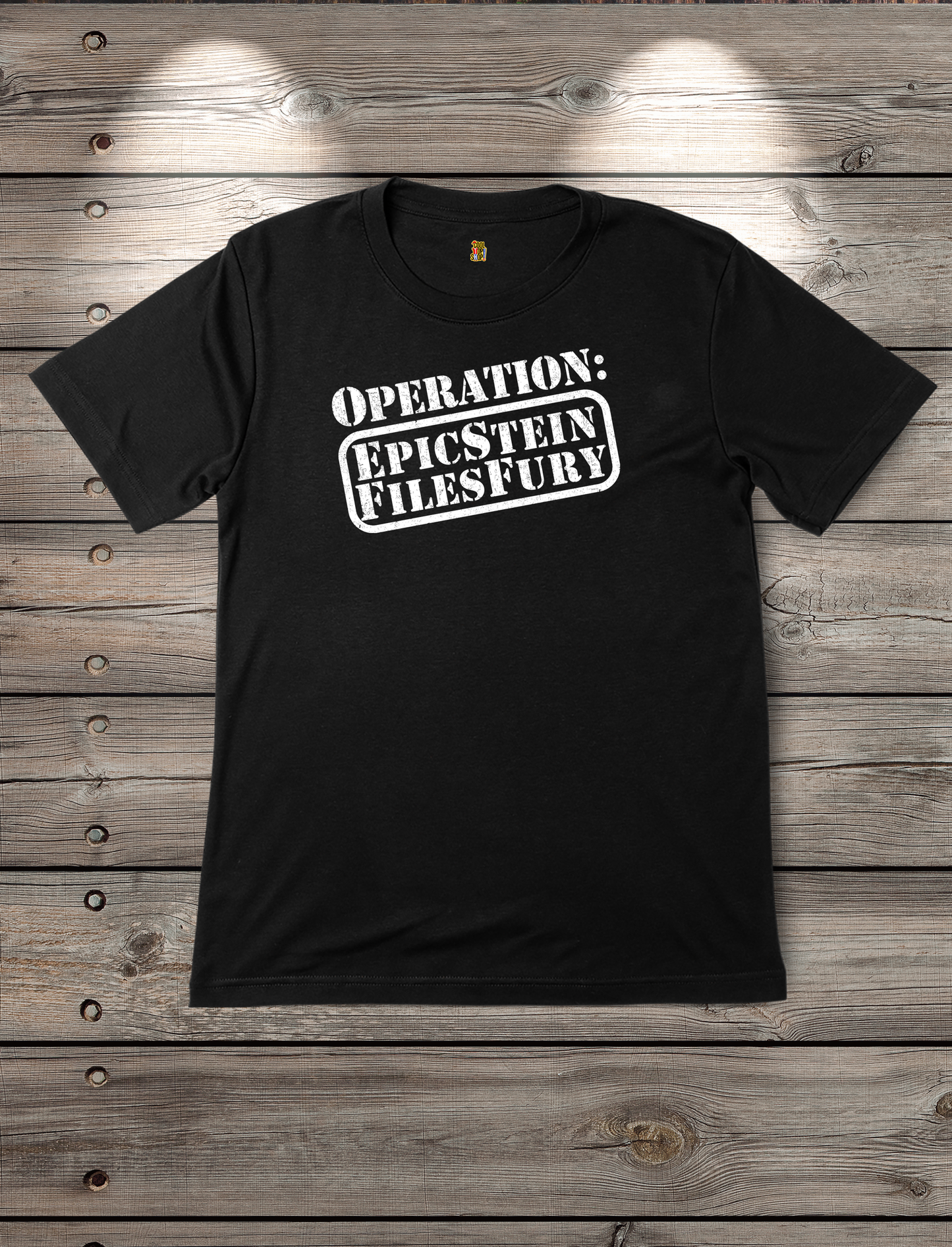 Operation EpicStein FilesFury Political Satire Fictional Operation Design  Epstein Files, Operation Epic Fury War Parody T-Shirt