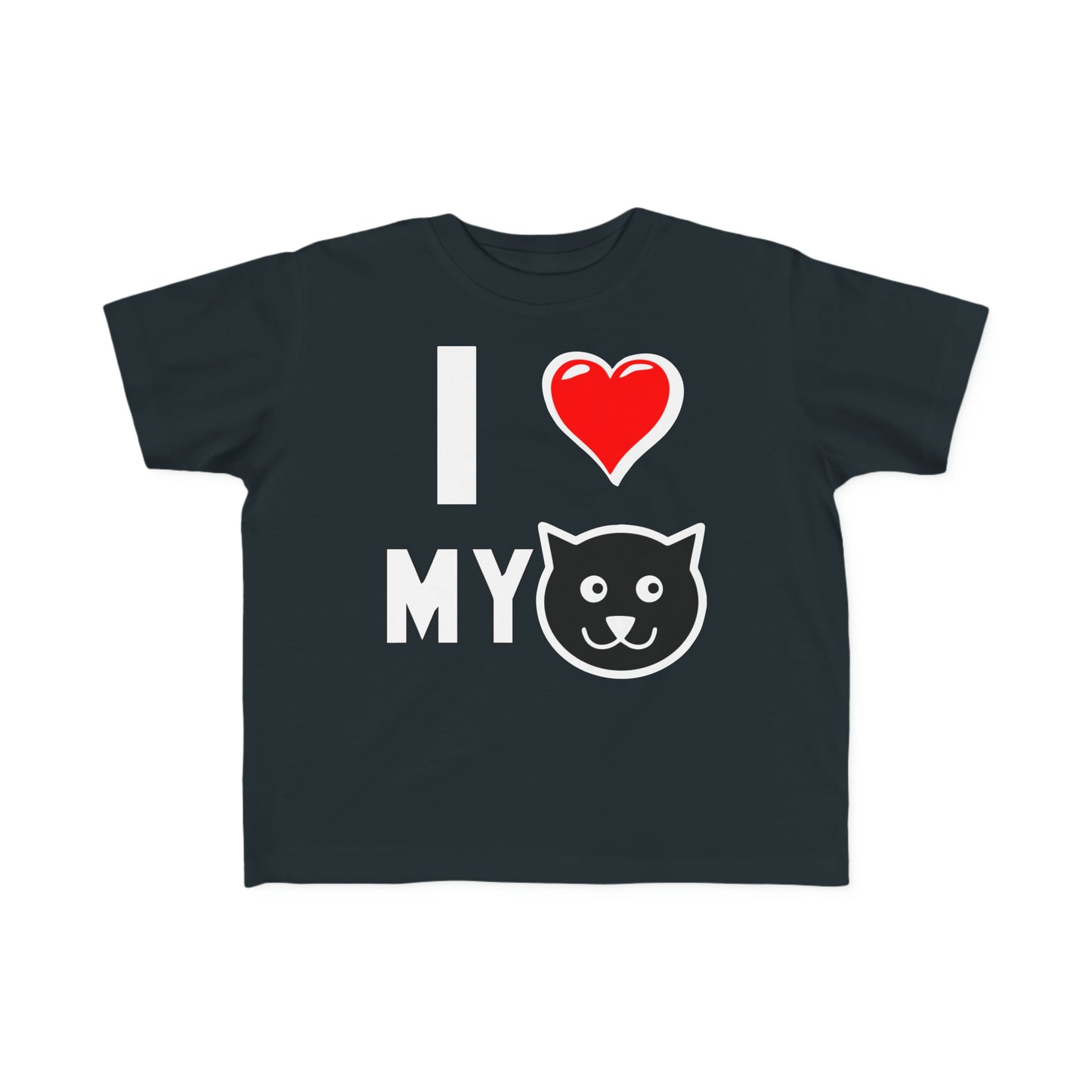 love My Cat T-Shirt, Toddler Tee, Heart My Cat, Boy's T-Shirt, Girls Tee, Cats are Better Than Dogs, Fun Cat Lover Tee, Gifts for Cat People