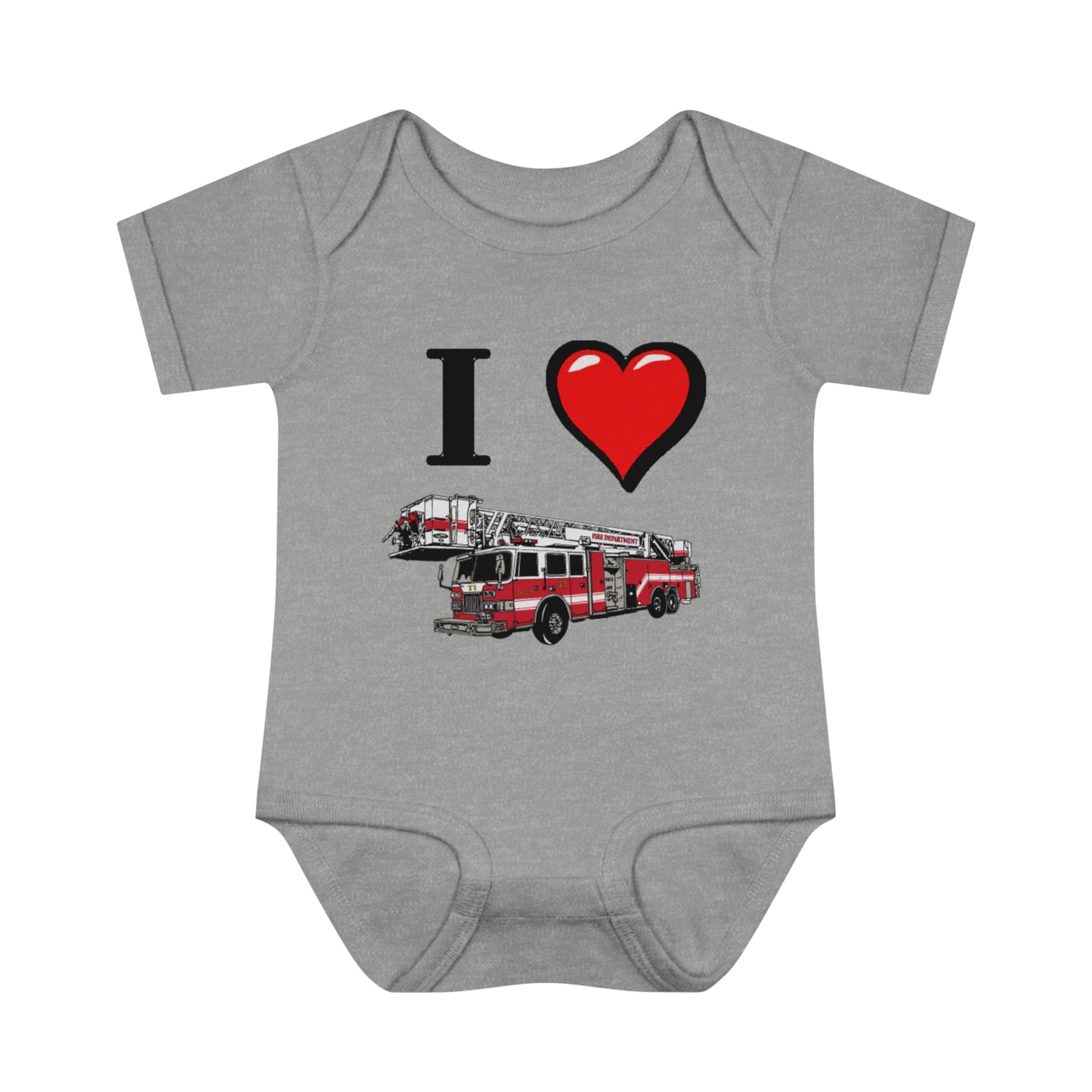 I love Firetrucks, I Heart Firetrucks T-Shirts, One Piece Fireman T, Cute for the Little Fire Fighter, Future Fireman, Baby Firetruck Tee