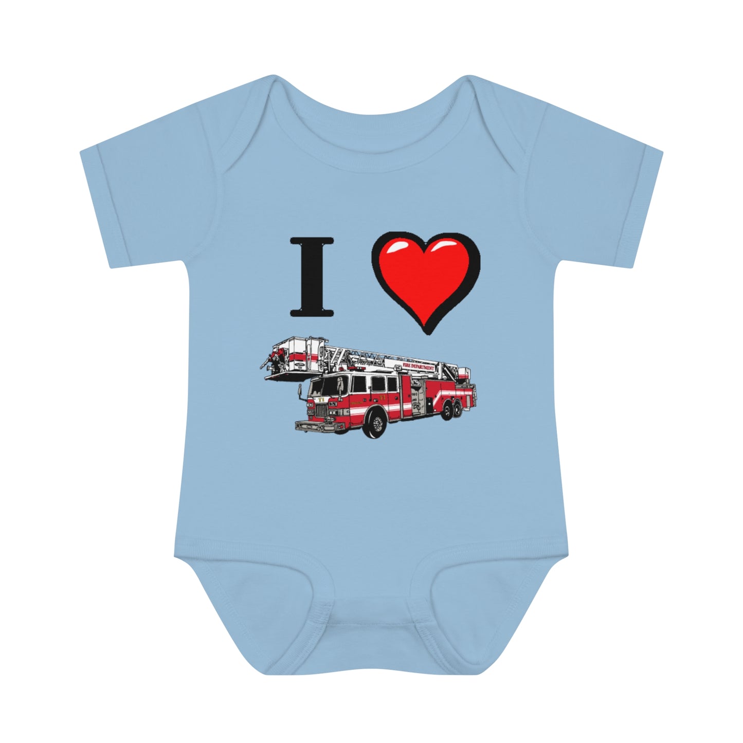 I love Firetrucks, I Heart Firetrucks T-Shirts, One Piece Fireman T, Cute for the Little Fire Fighter, Future Fireman, Baby Firetruck Tee