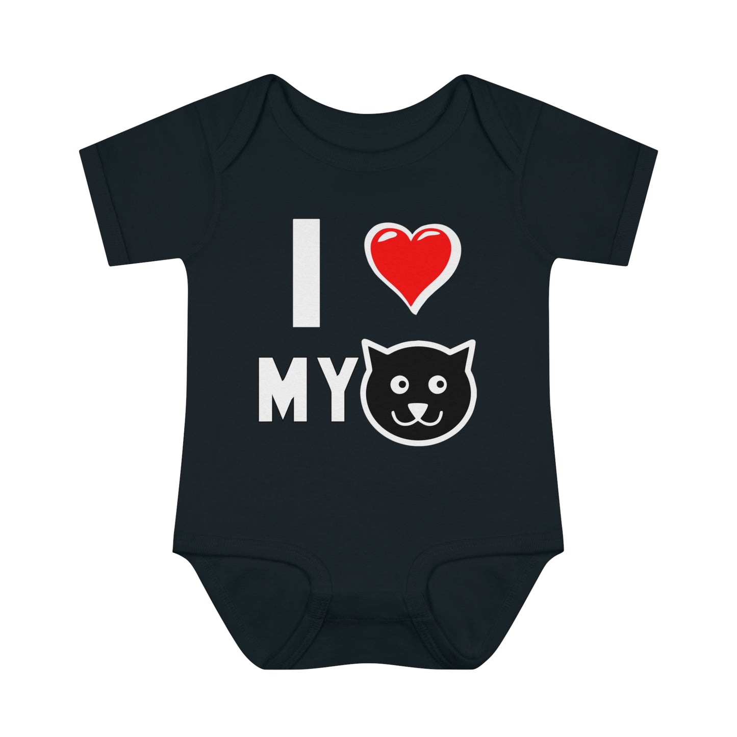 I love My Cat T-Shirt, Infant Heart My Cat, One Piece Bodysuit, Cats are Better Than Dogs, Fun Cat Lover Tee, Gifts for Cat Parents, Shower