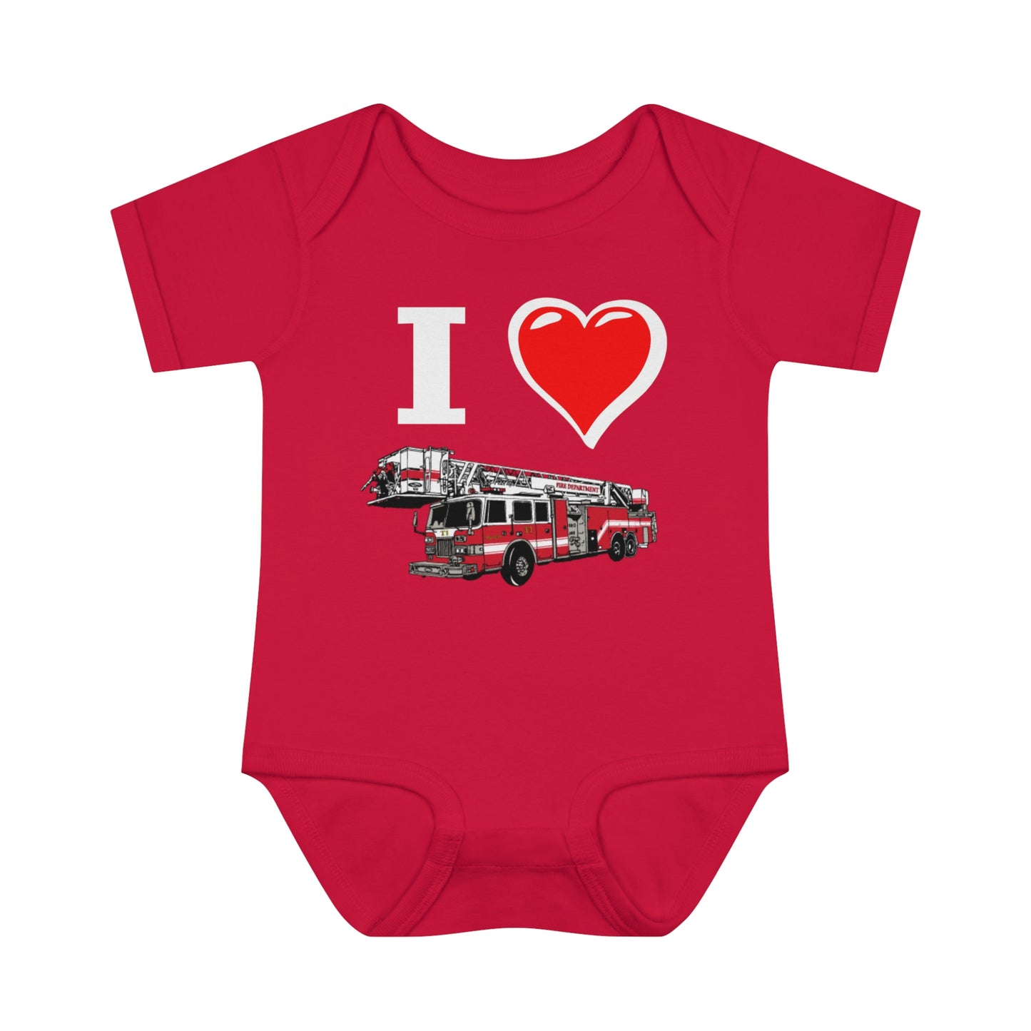 I love Firetrucks, I Heart Firetrucks T-Shirts, One Piece Fireman T, Cute for the Little Fire Fighter, Future Fireman, Baby Firetruck Tee